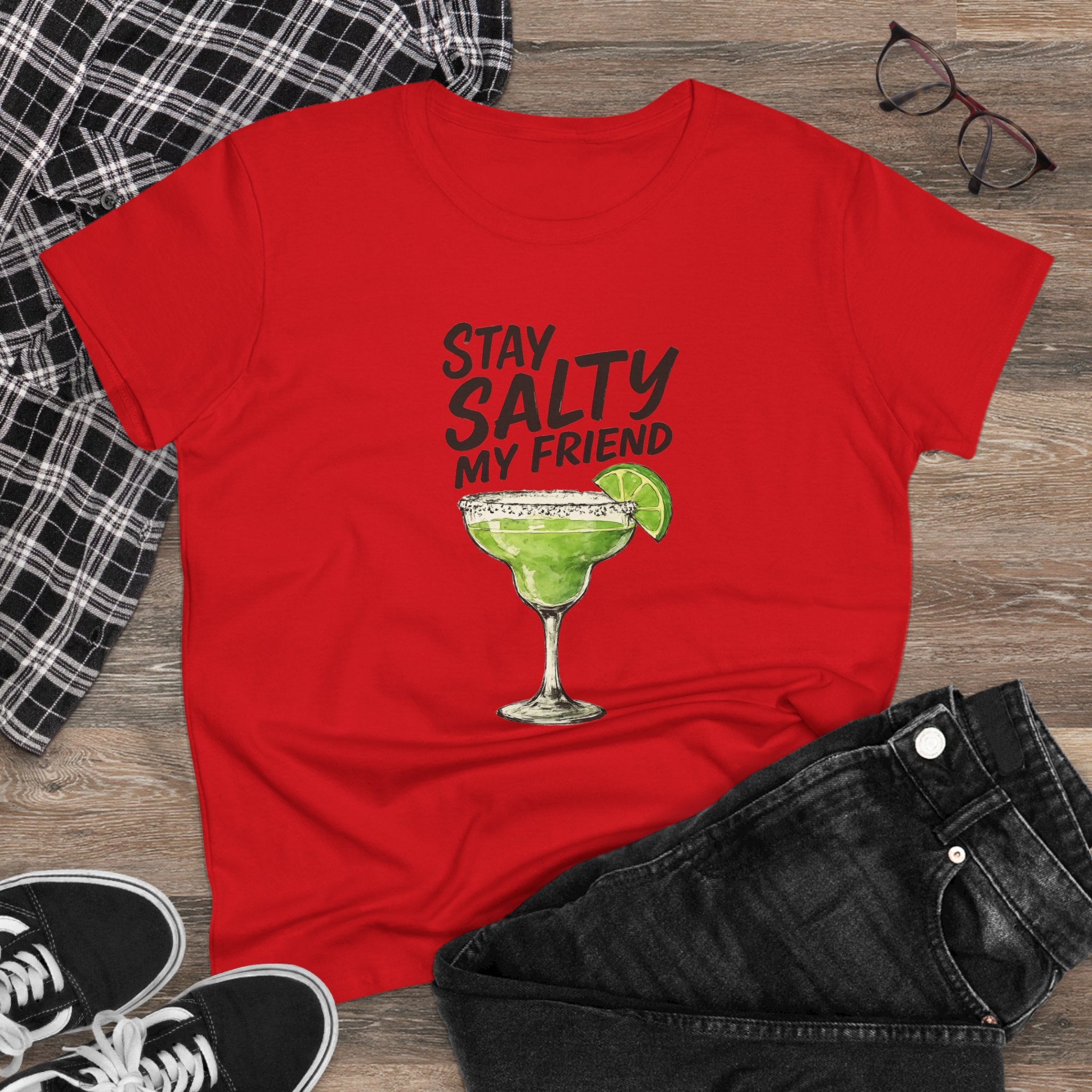 Stay Salty My Friend Margarita Cocktail Party Summer Drinks, Graphic Tee, Beach Vibes Shirt, Summer Vacation Top, Gift for Her,