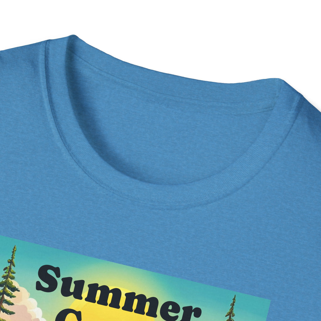Unisex Summer Camp T-Shirt, Fun Camp Tee, Outdoor Adventure Shirt, Camping Gift, Tramp Champ Apparel, 2025 Summer Tees