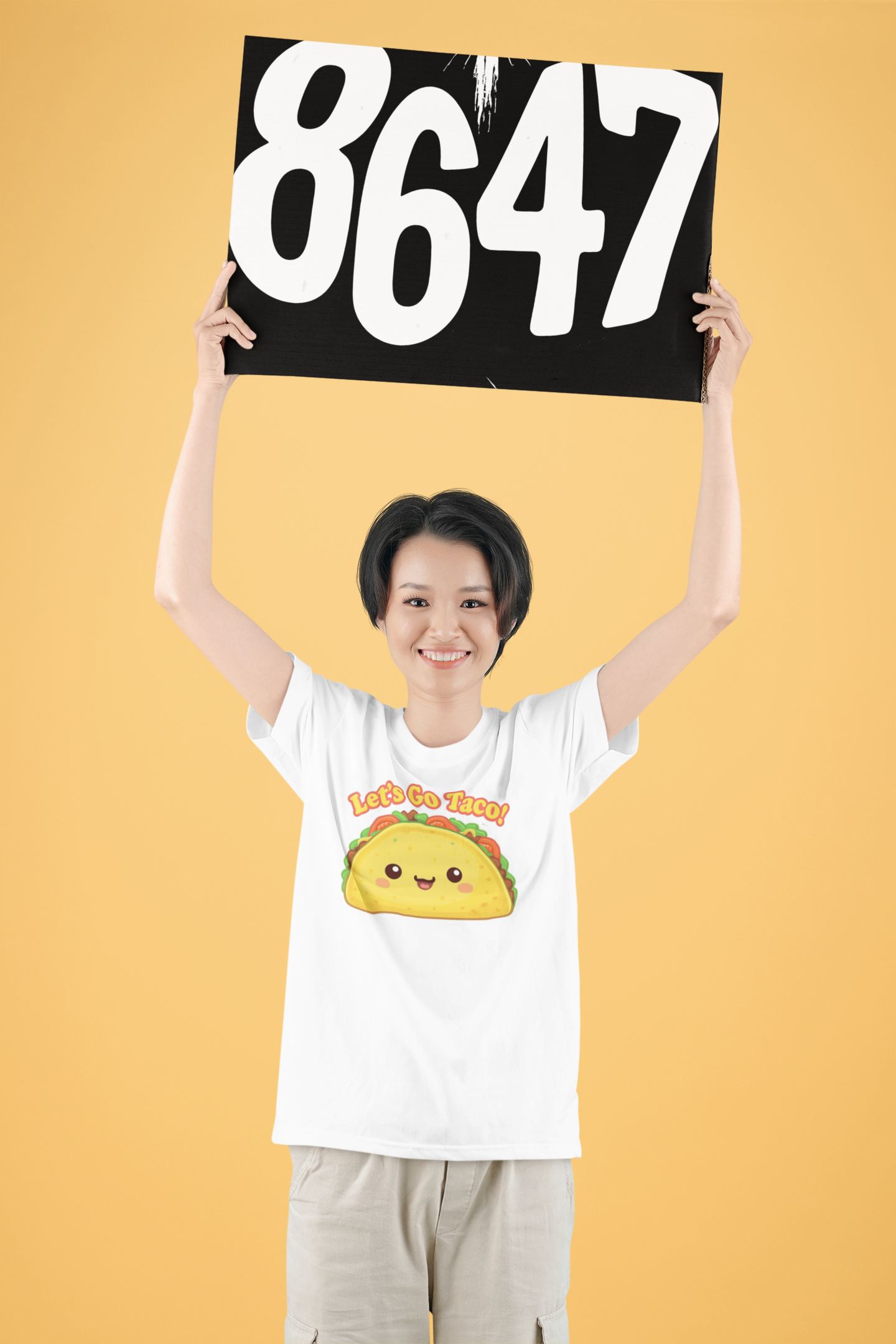 T-Shirt Let’s go taco Trump always chickens out Anti-Trump Protest tshirt human rights social justice