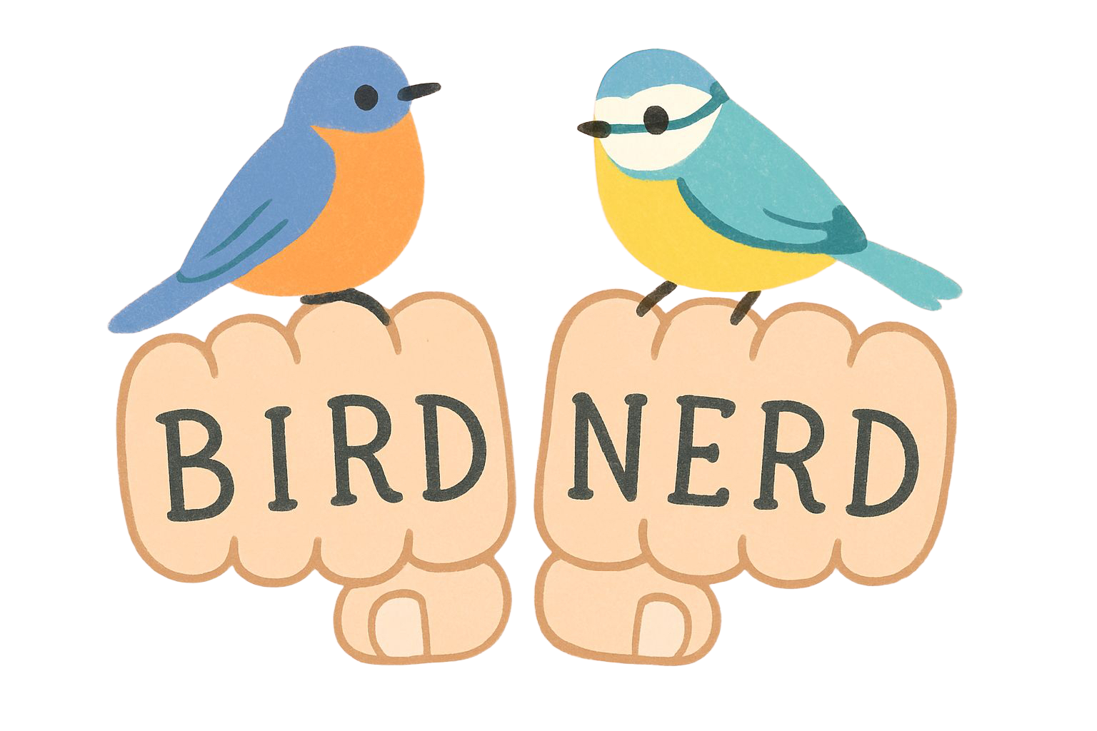Bird Nerd Vinyl Decals for Enthusiasts, Stickers Gift for Bird Lovers, Fun Wall Art, Gift for Nature Lovers, Customizable Outdoor Decor