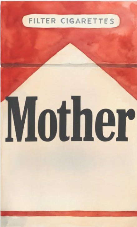 Vintage Cigarette Pack Unisex T-Shirt printed on back