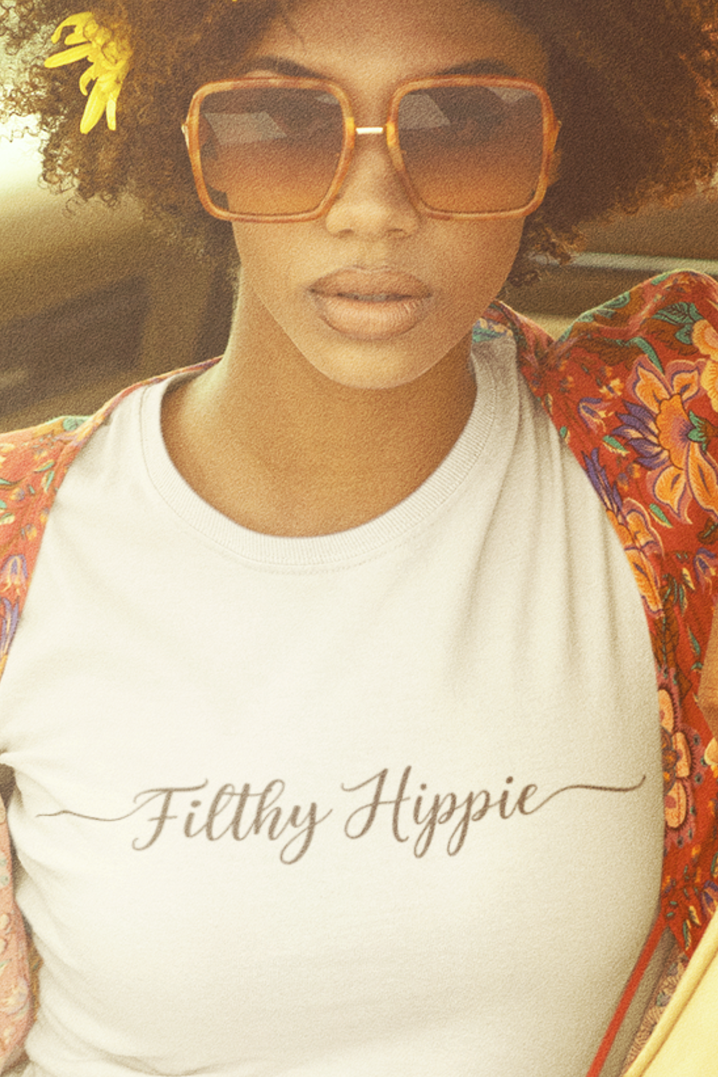 Filthy Hippie T-Shirt — Funny Liberal Political Gift
