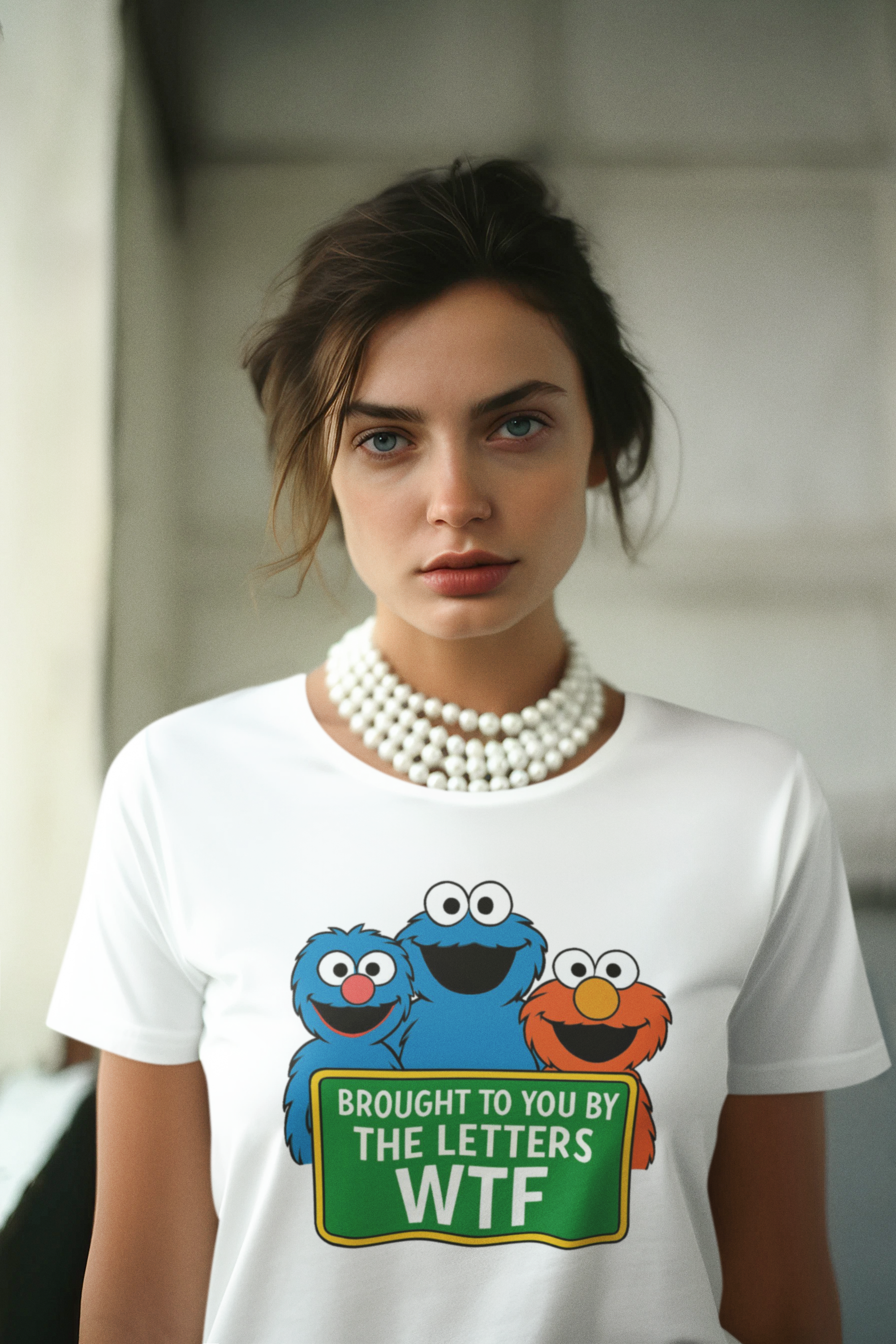 WTF Letters Parody Graphic Tee — Funny & Friendly T-Shirt