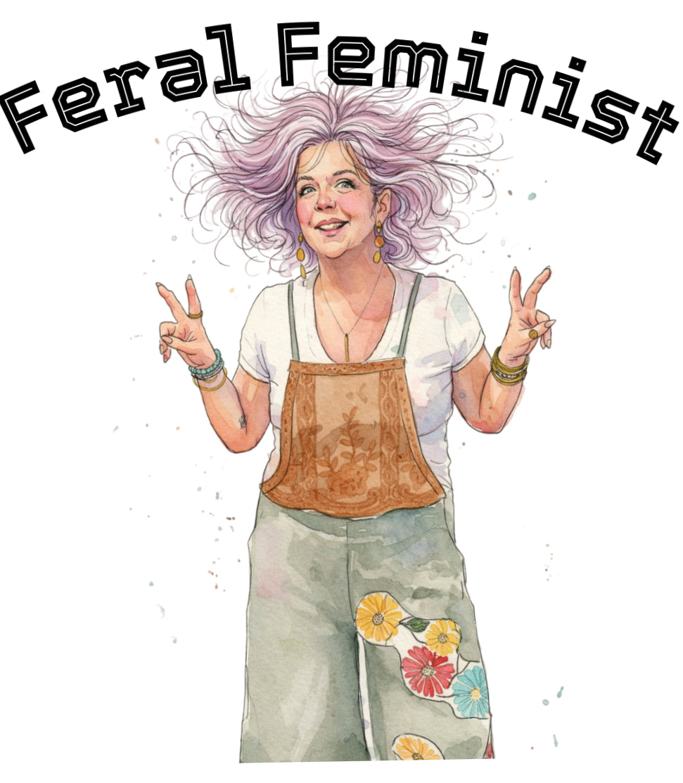 Feral Feminist Boho T-Shirt — Hippie Feminist Graphic Tee