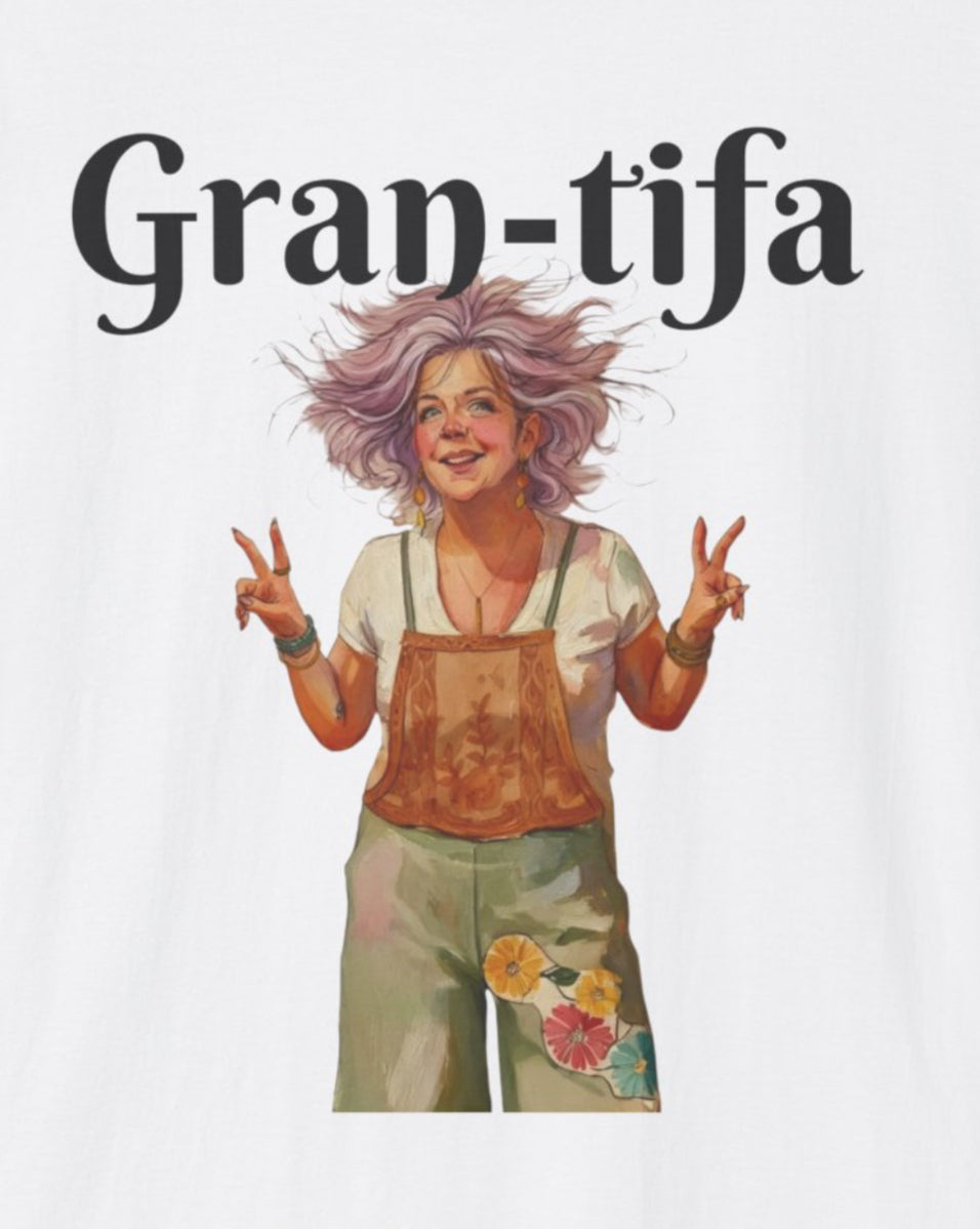 Gran-tifa Anti-Fascist T-Shirt — Political Activist Tee Grandma gift