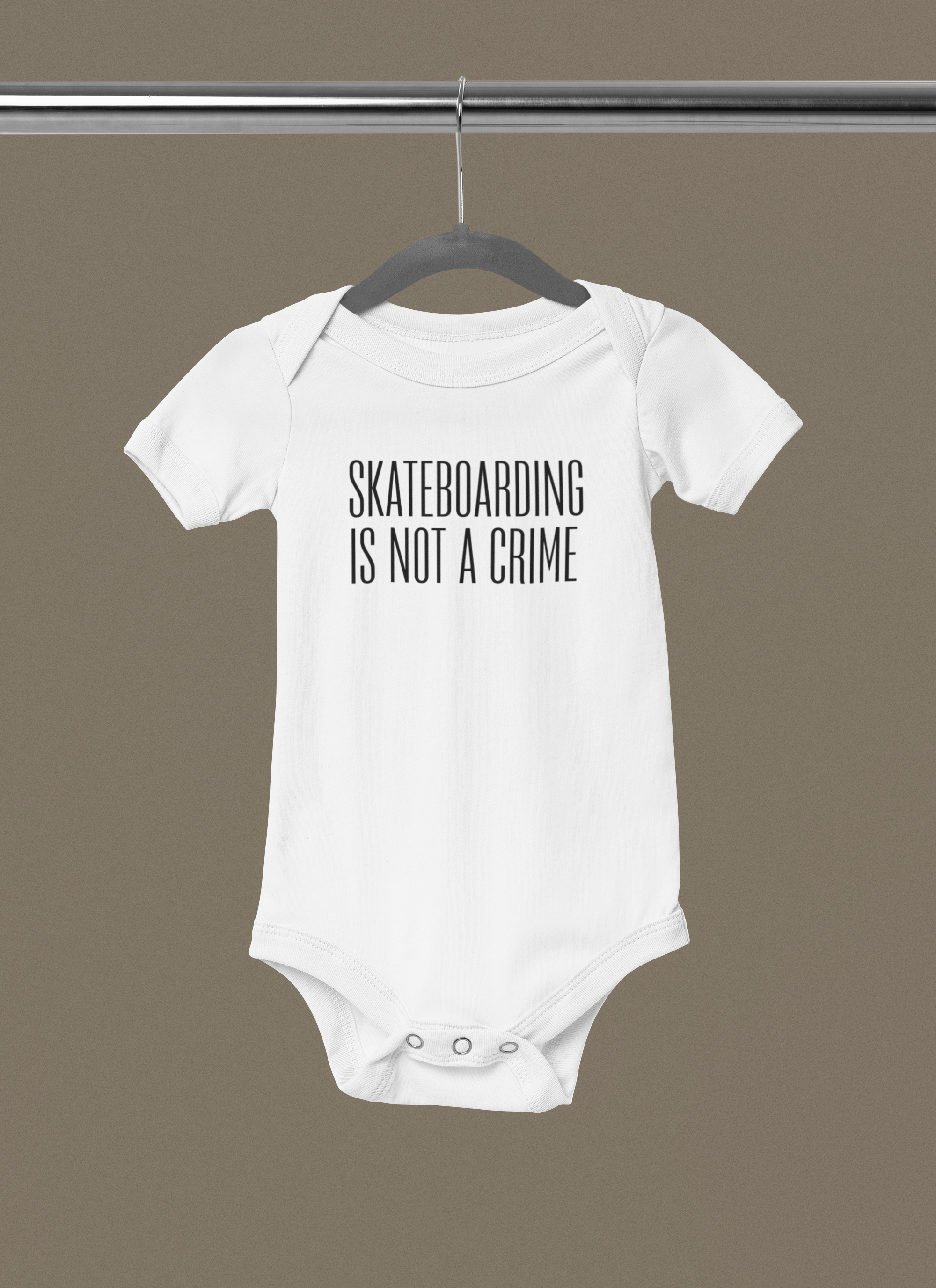 Skateboarding Is Not A Crime Infant Bodysuit