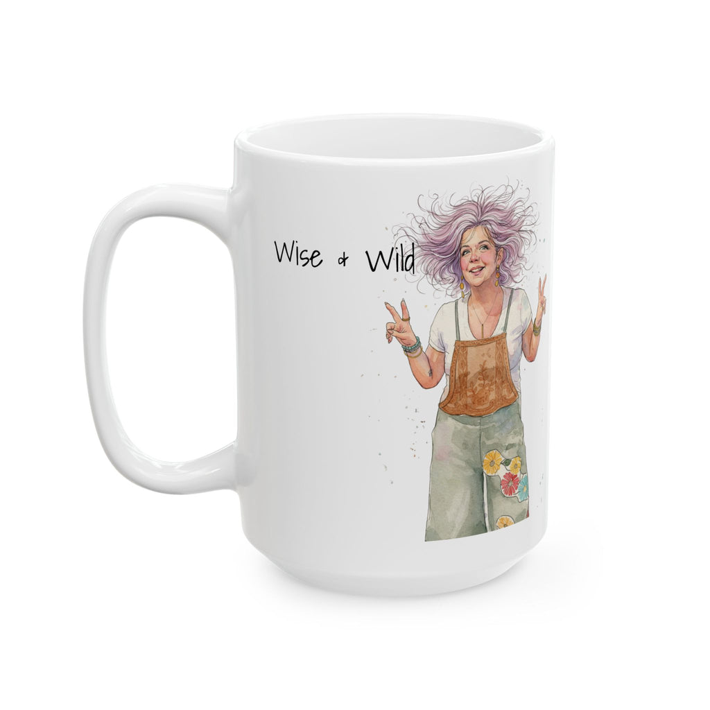 Wise & Wild Hippie Ceramic Mug — 11oz & 15oz