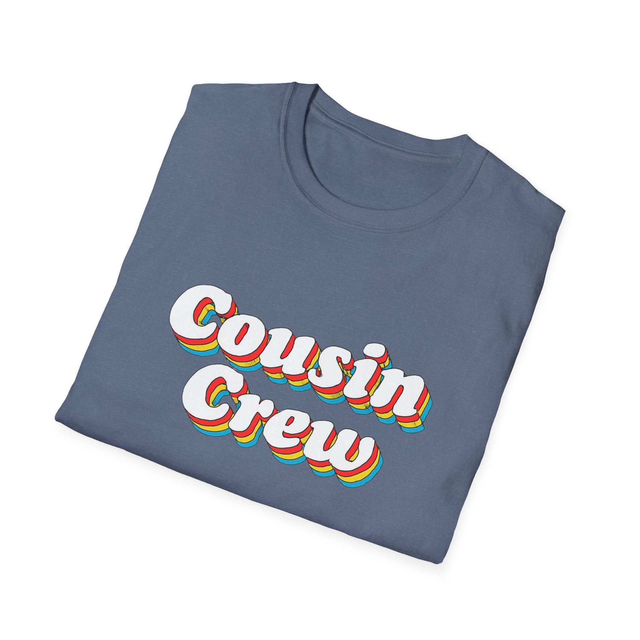 Cousin Crew Unisex T-Shirt - Family Reunion Shirt, Christmas photo gift shirt retro vibe
