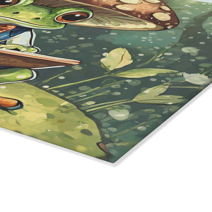 Cutting Board - Frog in the Forest Design