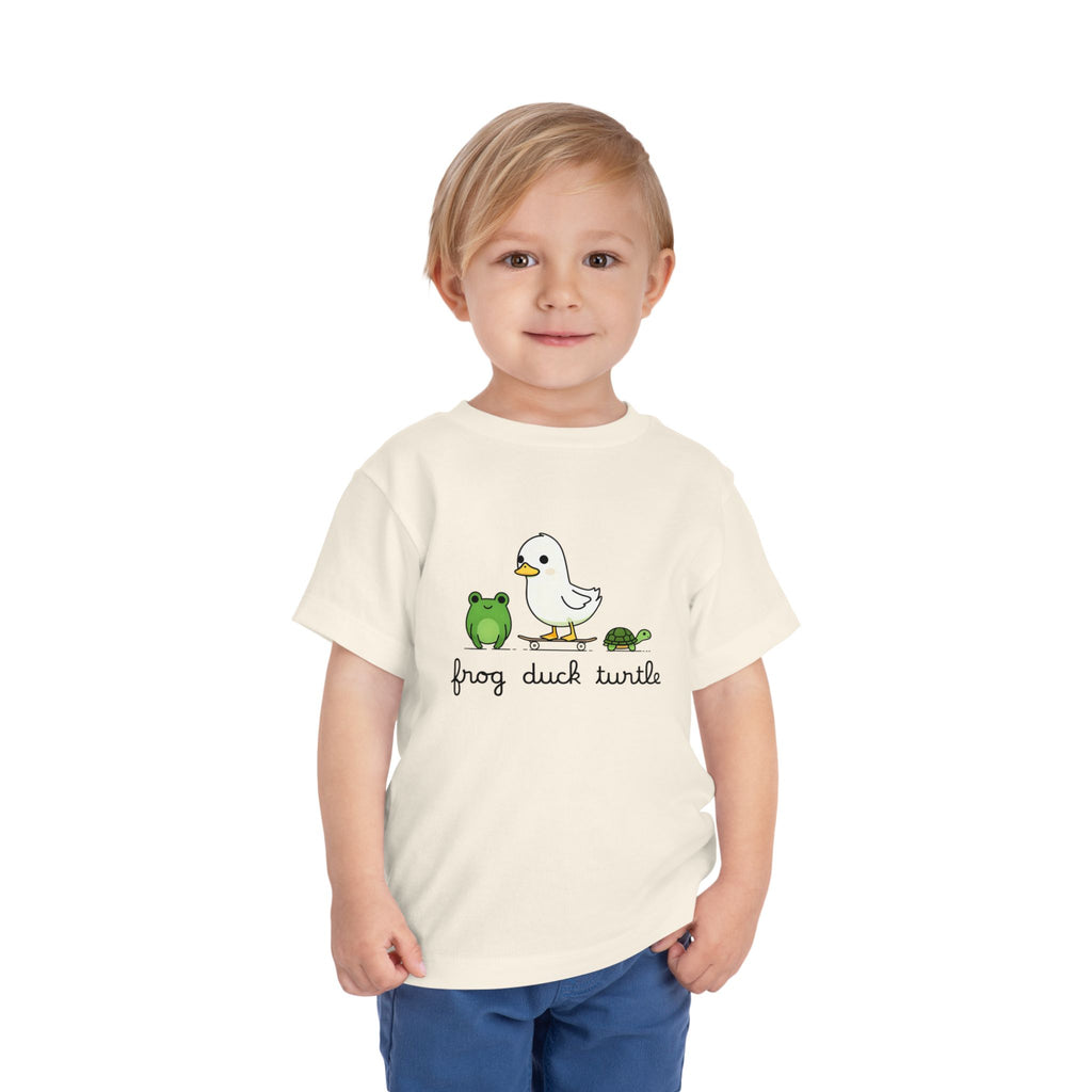 FDT Protest Human Rights Frog Duck Turtle Design - Kids Activism Shirt, Social Justice Top, Youth Equality Tee, Protest Animal