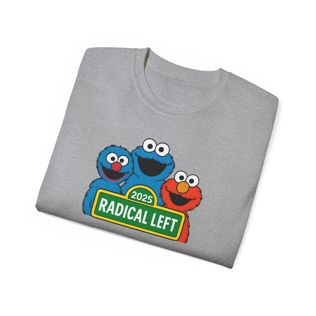 Funny Political Gift Radical Left Puppets Sarcasm Tee, Leftist T-Shirt, Radical Humor Shirt, Unisex Cotton Top, Anti Trump liberal Gift