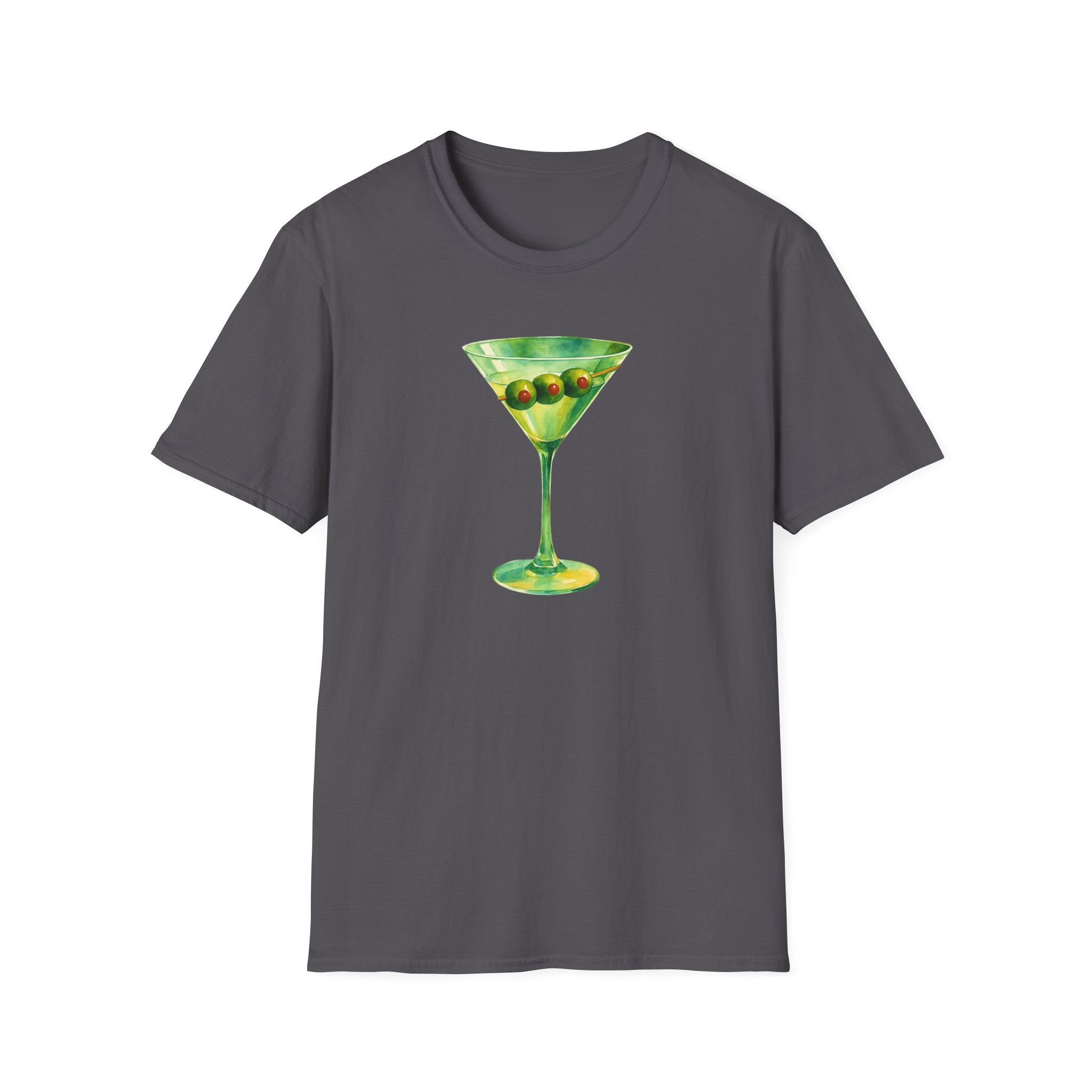 Martini Graphic T-Shirt | Unisex Softstyle Tee | Perfect for Cocktail Lovers, Parties, and Unique Gift Idea, Birthday, Summer Fun gift
