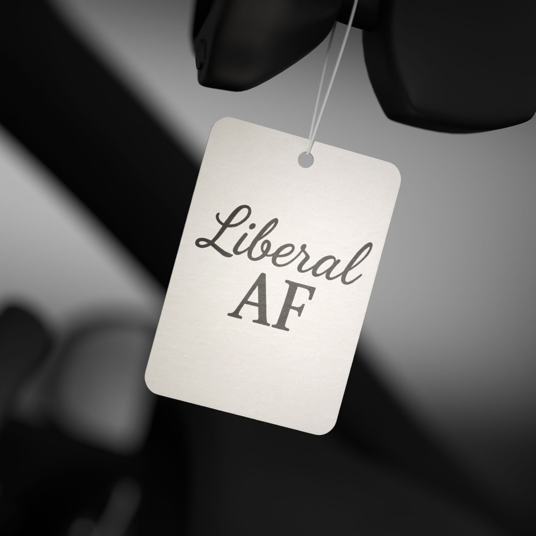 Car Air Freshener — 'Liberal AF' Political Scent Tag