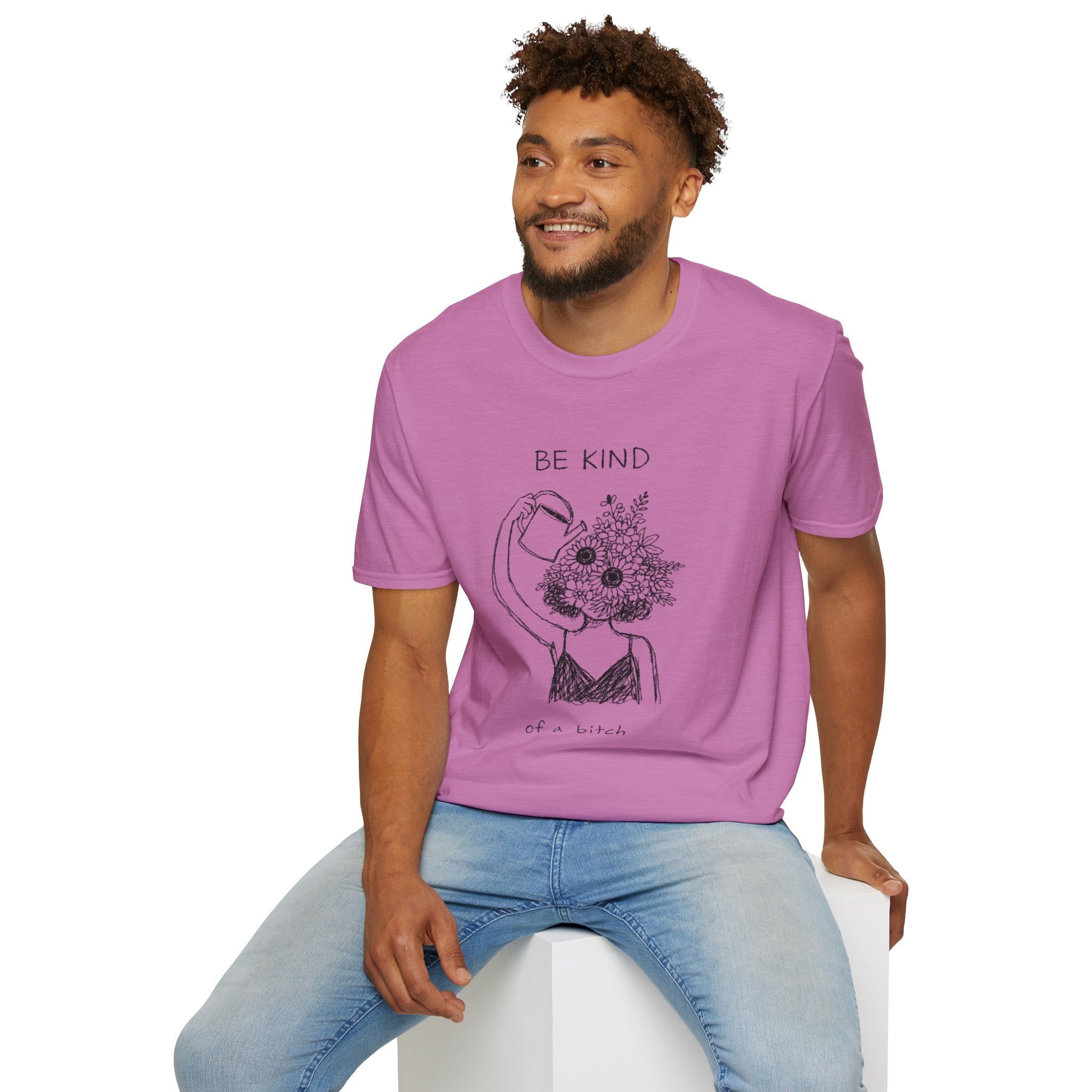 Be Kind of a Bitch Floral T-Shirt — Bold Feminine Graphic Tee