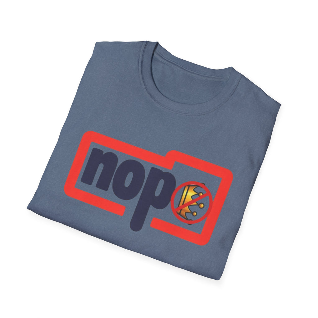 Unisex T-Shirt Nope No Kings Anti Trump Activists Gift Crown unisex