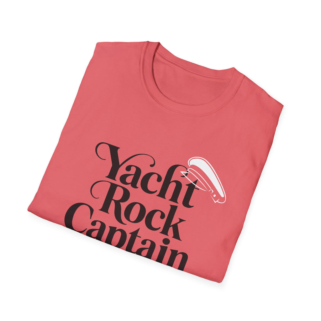 Yacht Rock Captain gift T-Shirt, Retro 70s Music Tee, Vintage Sailboat Shirt, Nautical Captain Top, Boating Apparel, Yachting Gift Unisex