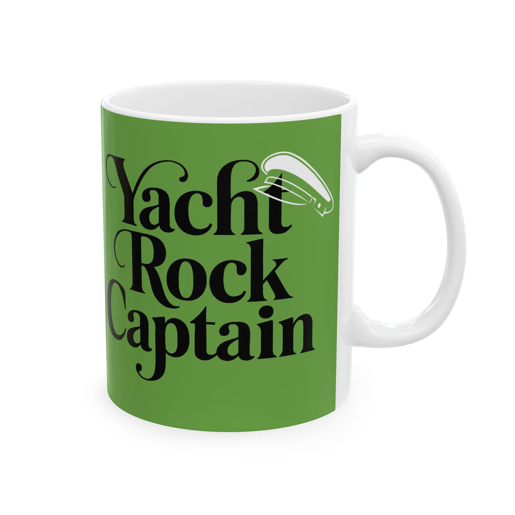 Yacht Rock Captain Ceramic Mug, 70s Music Lovers Gift, Groovy Tunes, Classic Rock Fan, Nautical Theme Cup, Coffee Mug, Tea Cup, Office Desk