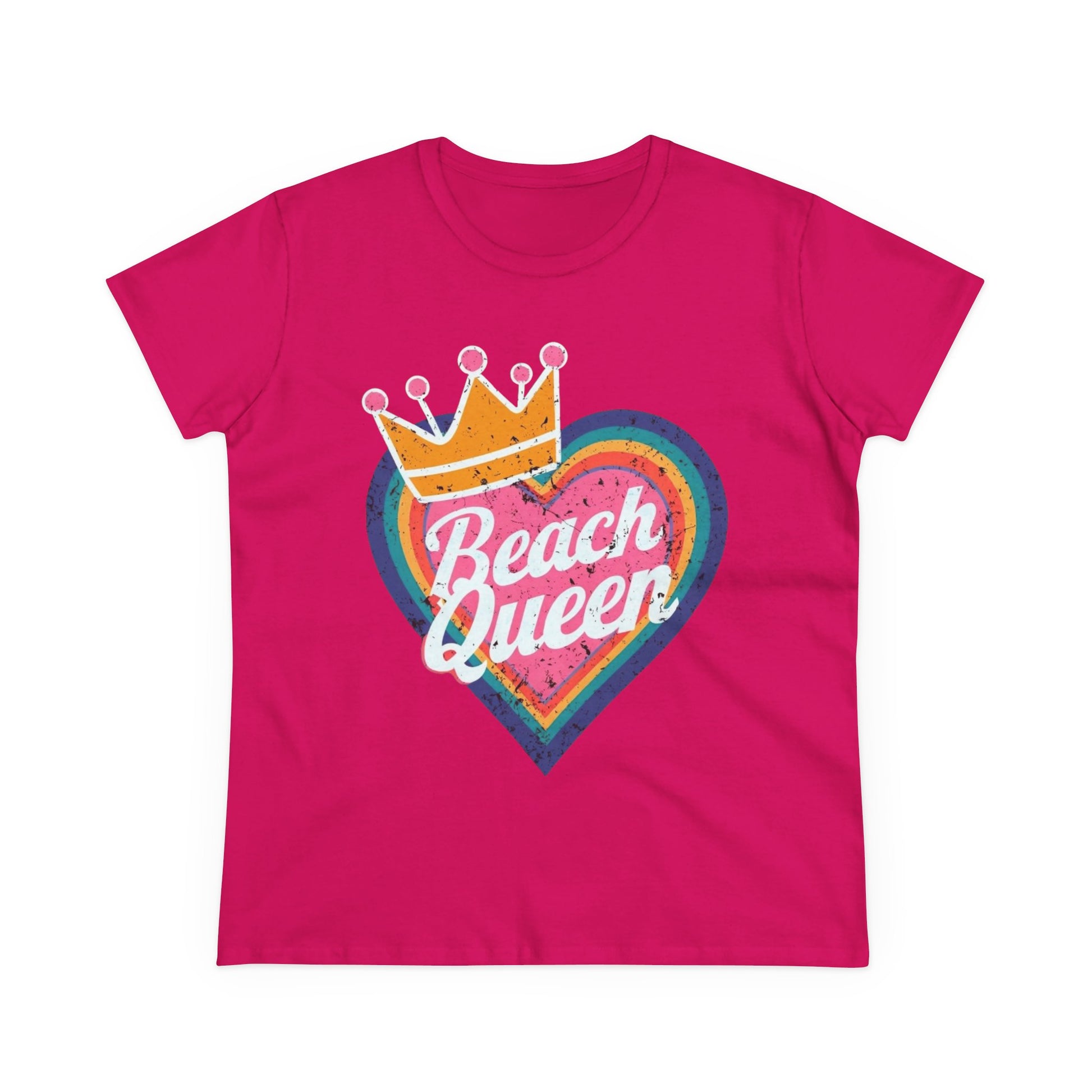 Beach Queen T-Shirt, Summer Vibes Tee, Vacation Shirt, Gift for Beach Lovers, Fun Retro Graphic Tee fun coastal tea for her