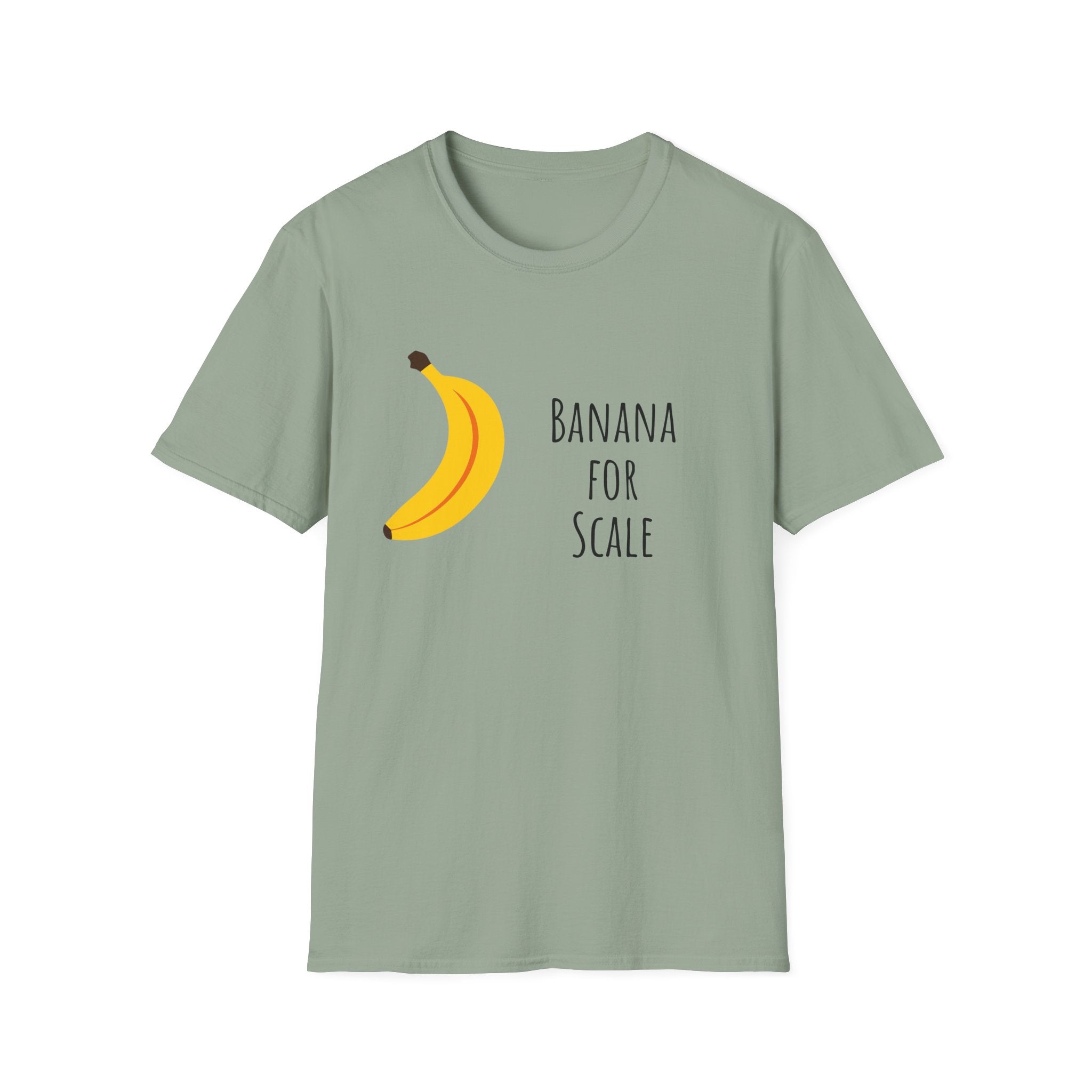 Funny Banana for Scale Unisex T-Shirt, Cute Fruit Gift Tee, Humorous Graphic Shirt, Foodie Clothing, Novelty Apparel