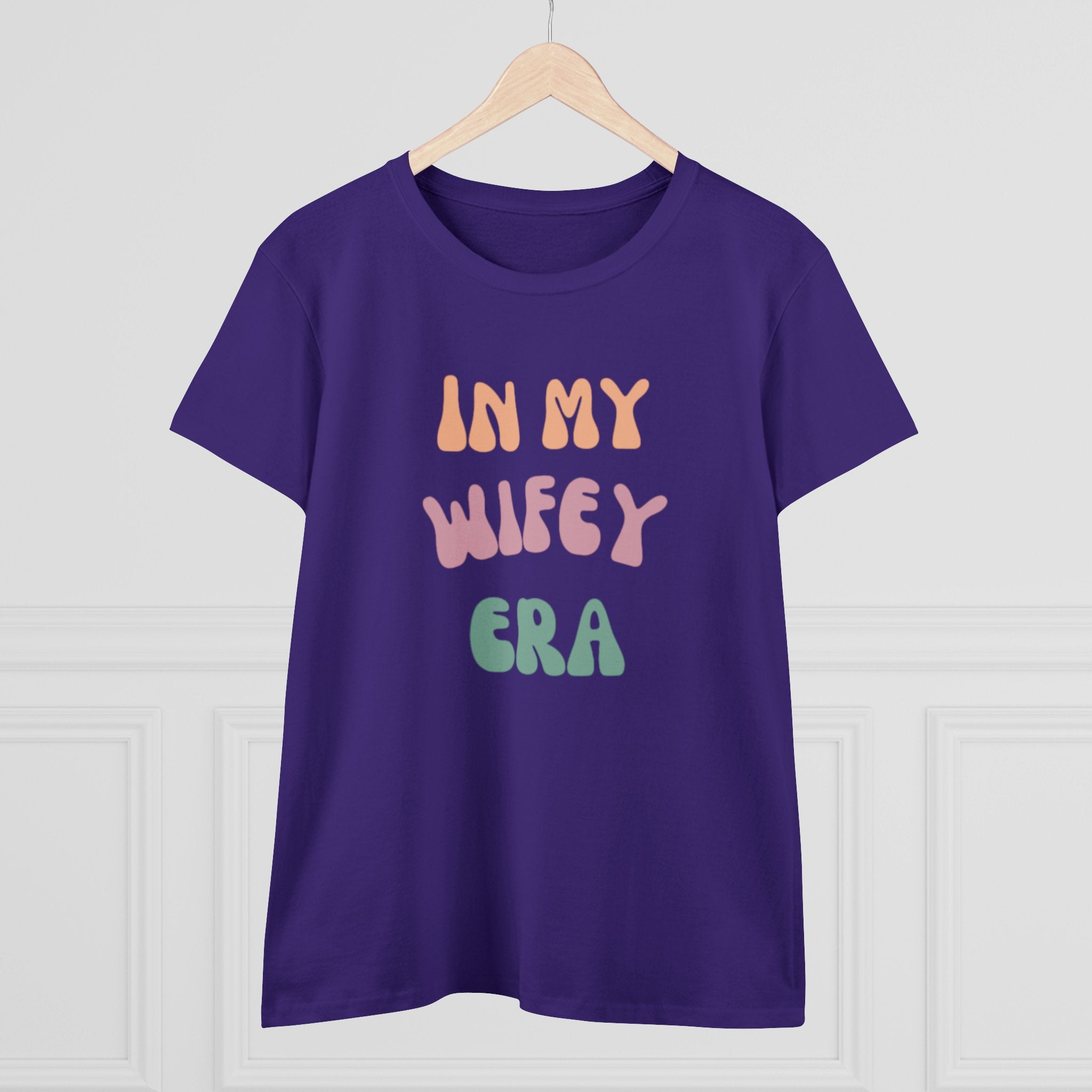 T-Shirt - Women's Midweight Cotton Tee with 'In My Wifey Era' Design