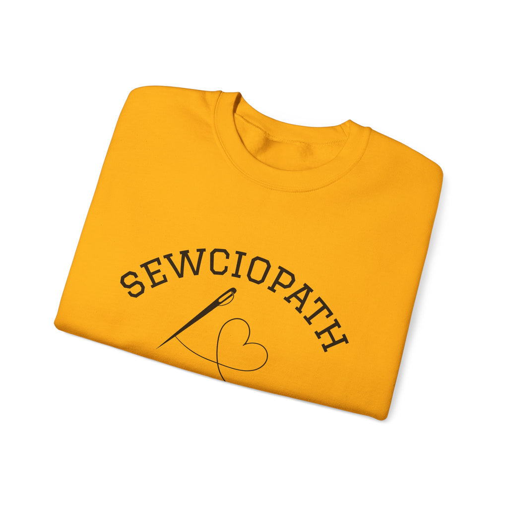 Funny Sewciopath Crewneck Sweatshirt sewing gift