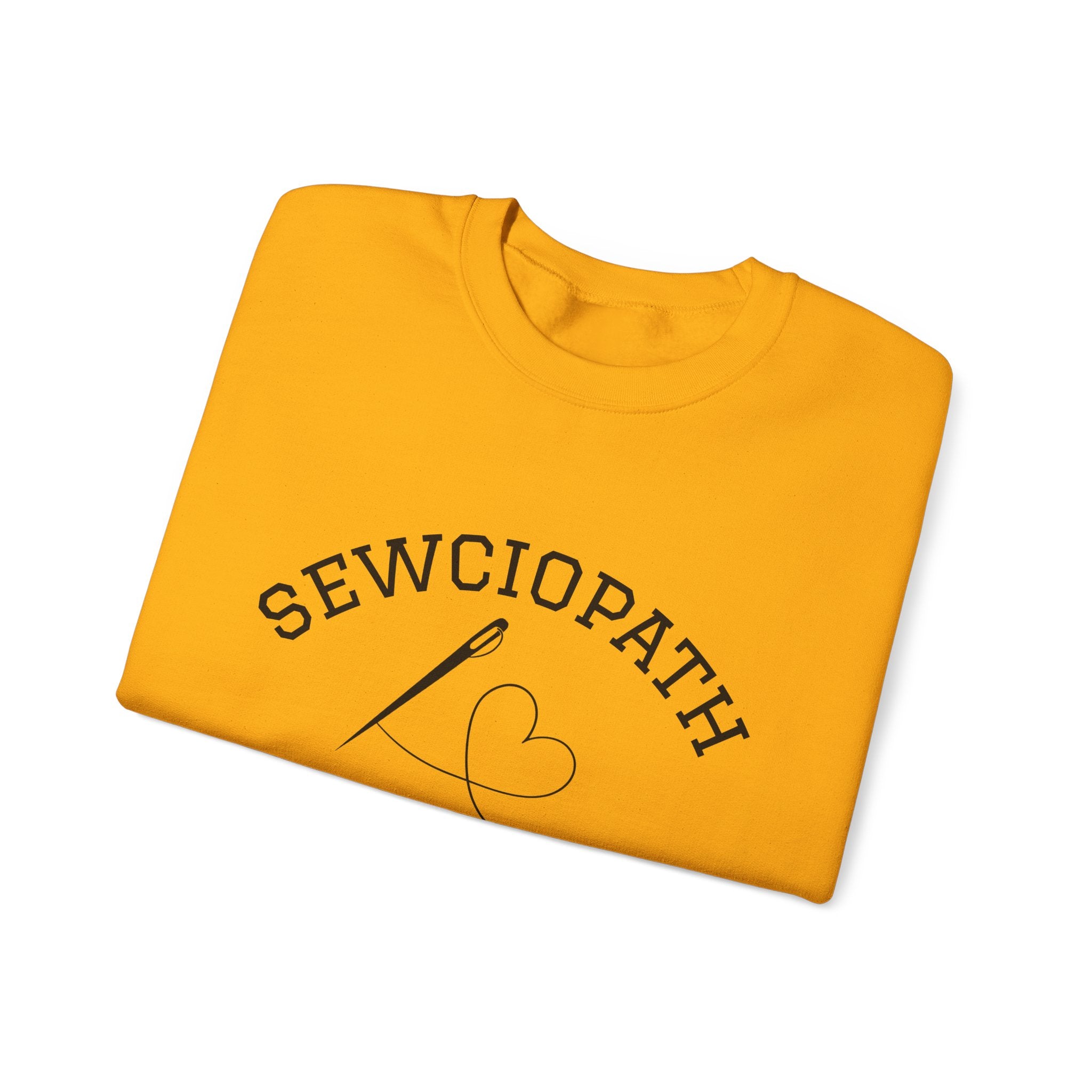 Funny Sewciopath Crewneck Sweatshirt sewing gift