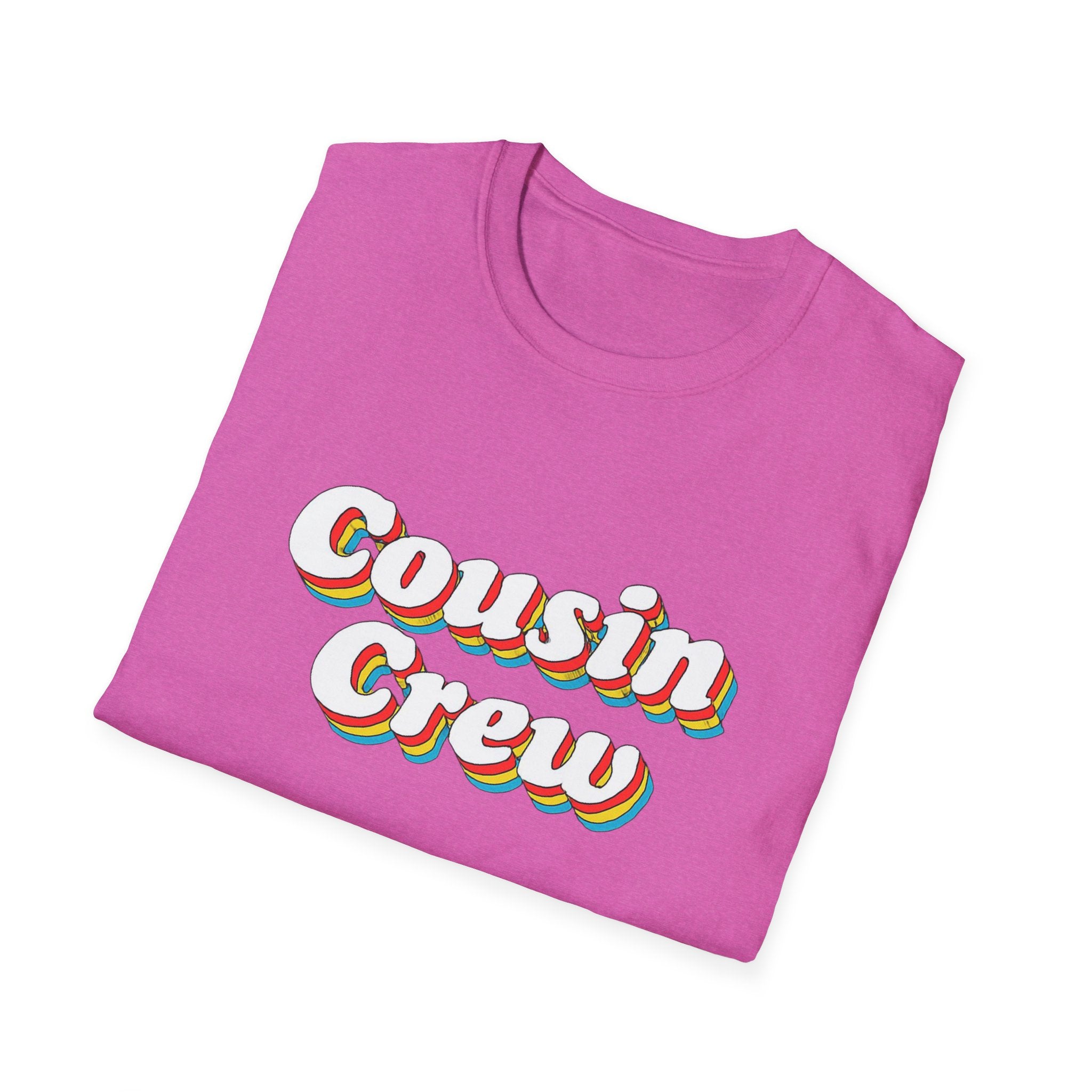 Cousin Crew Unisex T-Shirt - Family Reunion Shirt, Christmas photo gift shirt retro vibe