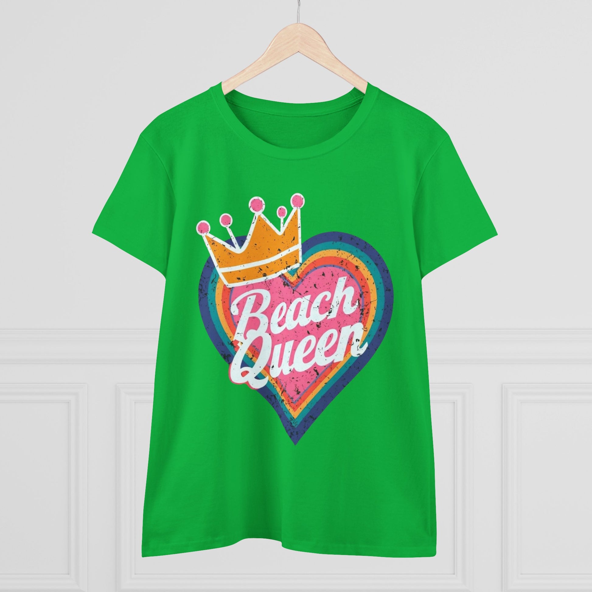 Beach Queen T-Shirt, Summer Vibes Tee, Vacation Shirt, Gift for Beach Lovers, Fun Retro Graphic Tee fun coastal tea for her