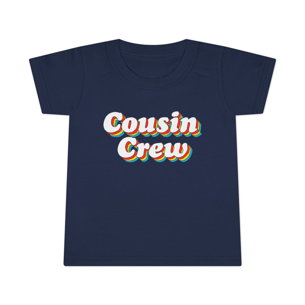 Retro Cousin Crew Toddler T-Shirt, Cute Family Shirt, Kids' Casual Wear, Cousin Family Gatherings, Birthday Gift