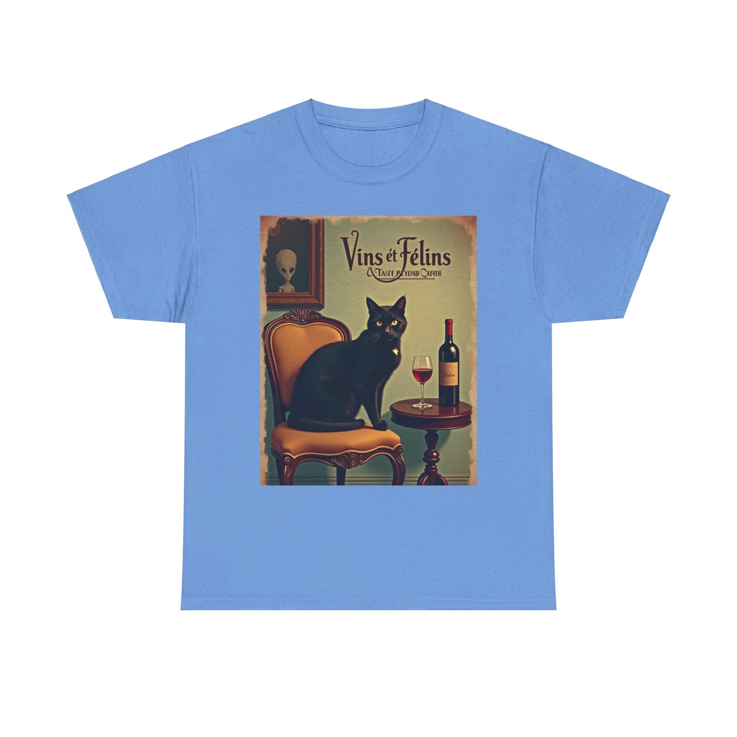 French Wine Kitty Tee