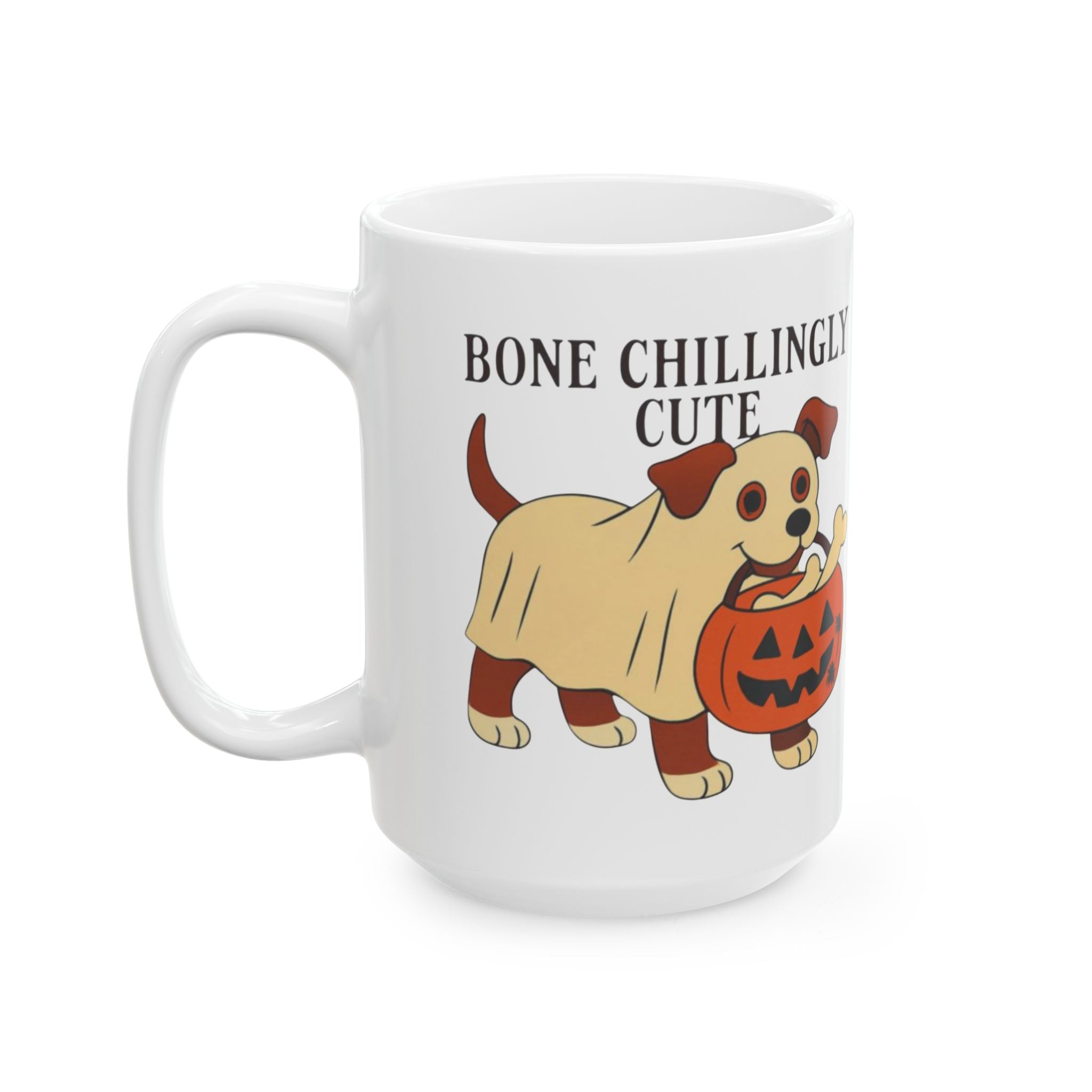 Playful Halloween Dog Mug, Funny Pet Lover Gift, Seasonal Coffee Cup, Perfect for Dog Owners & Holiday Celebrations dog lovers Halloween