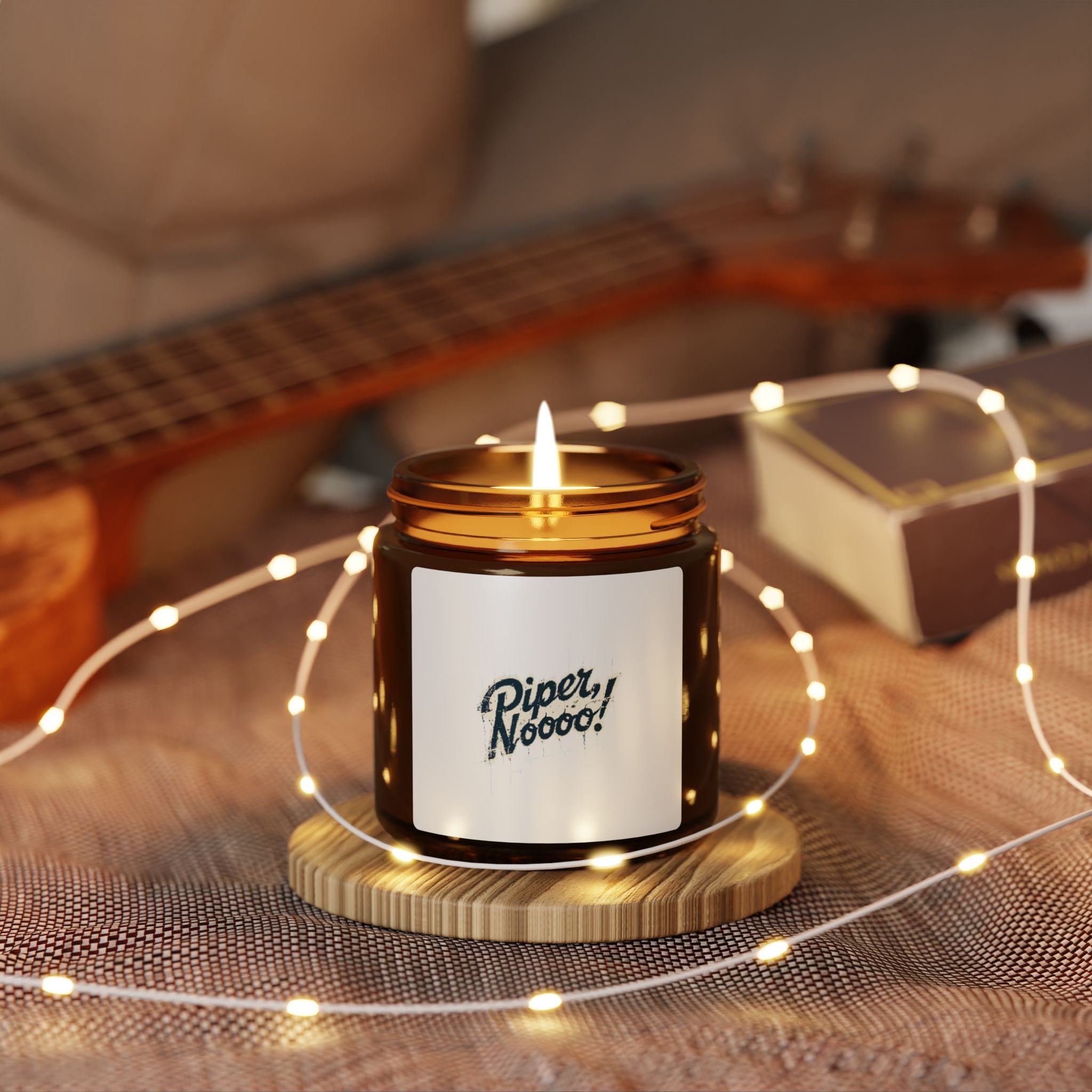 Piper Noooo! Scented Soy Candle, Relaxing Home Fragrance, Unique Gift for Birthdays, Self-Care, Housewarming, Home Decor