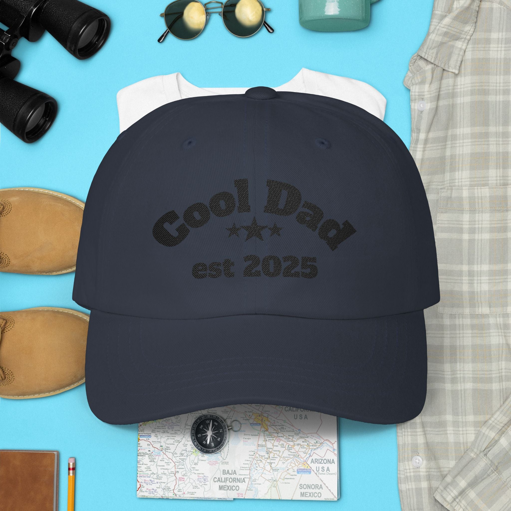 Personalized Embroidered Dad Cap — Customize your Text Hat