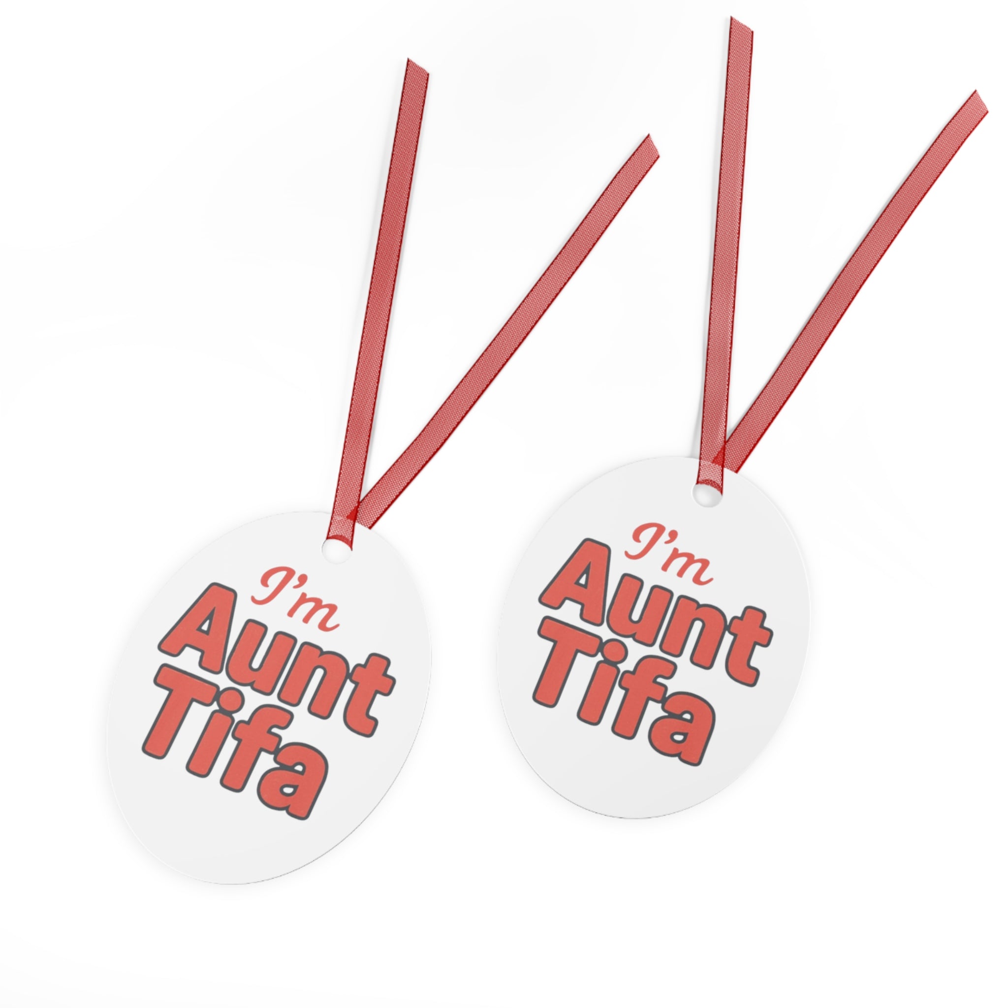 Ornament Set - Aunt Tifa Holiday Decor Anti Trump Antifa