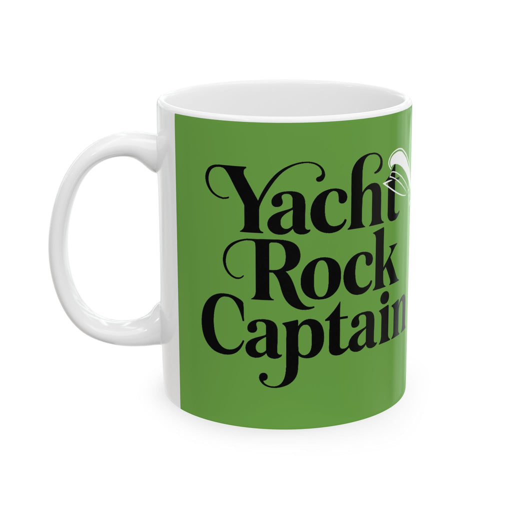 Yacht Rock Captain Ceramic Mug, 70s Music Lovers Gift, Groovy Tunes, Classic Rock Fan, Nautical Theme Cup, Coffee Mug, Tea Cup, Office Desk