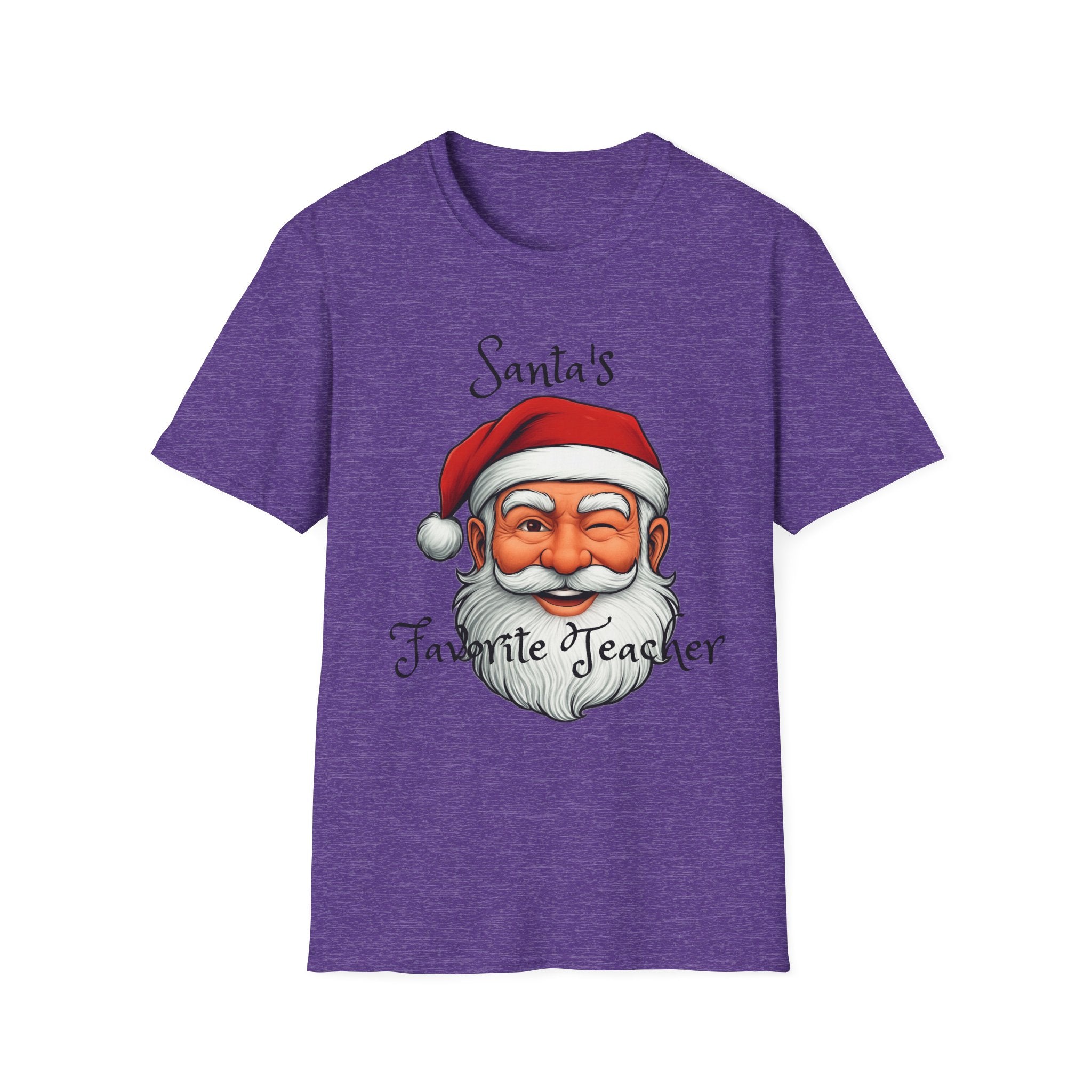 Christmas Teacher Gifts, Santa's Favorite Teacher Tee, Holiday School Apparel, Teacher Appreciation Shirt, Teacher Christmas Present, Unisex