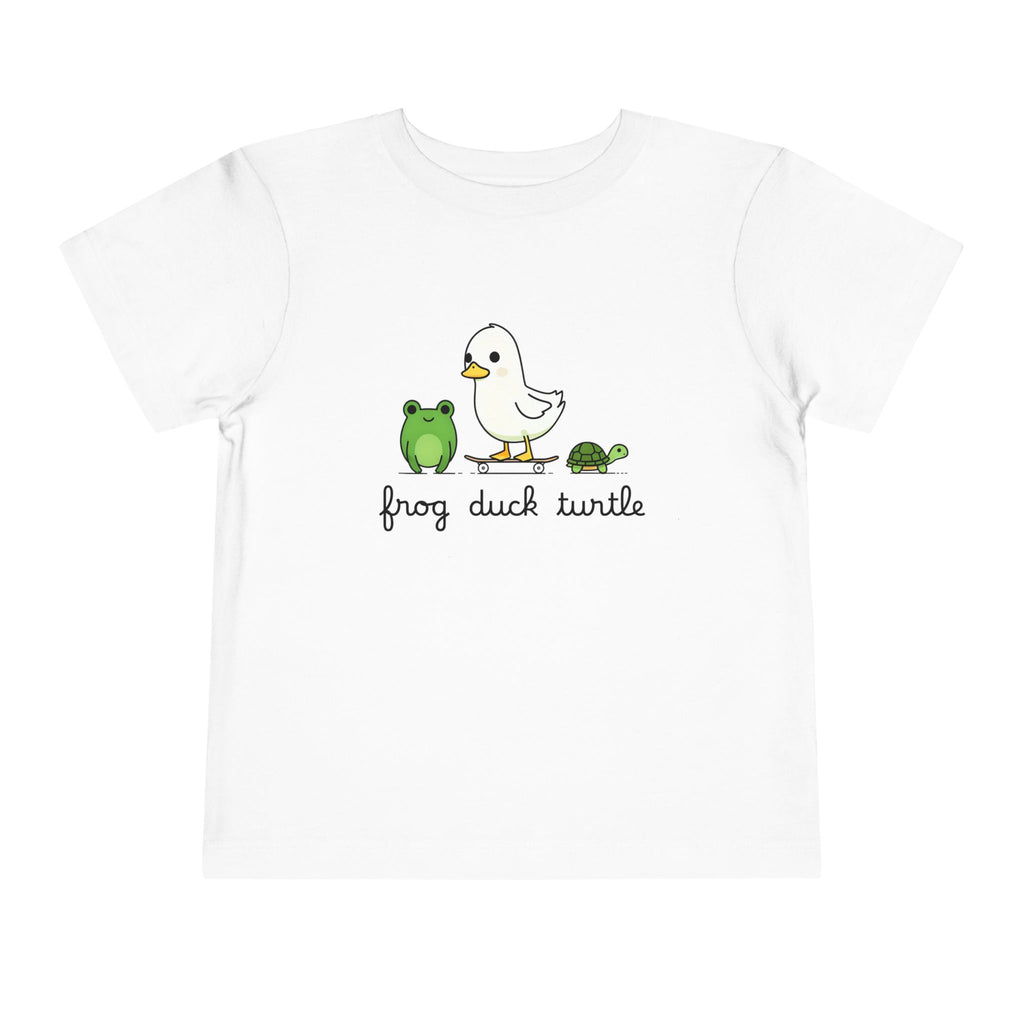 FDT Protest Human Rights Frog Duck Turtle Design - Kids Activism Shirt, Social Justice Top, Youth Equality Tee, Protest Animal