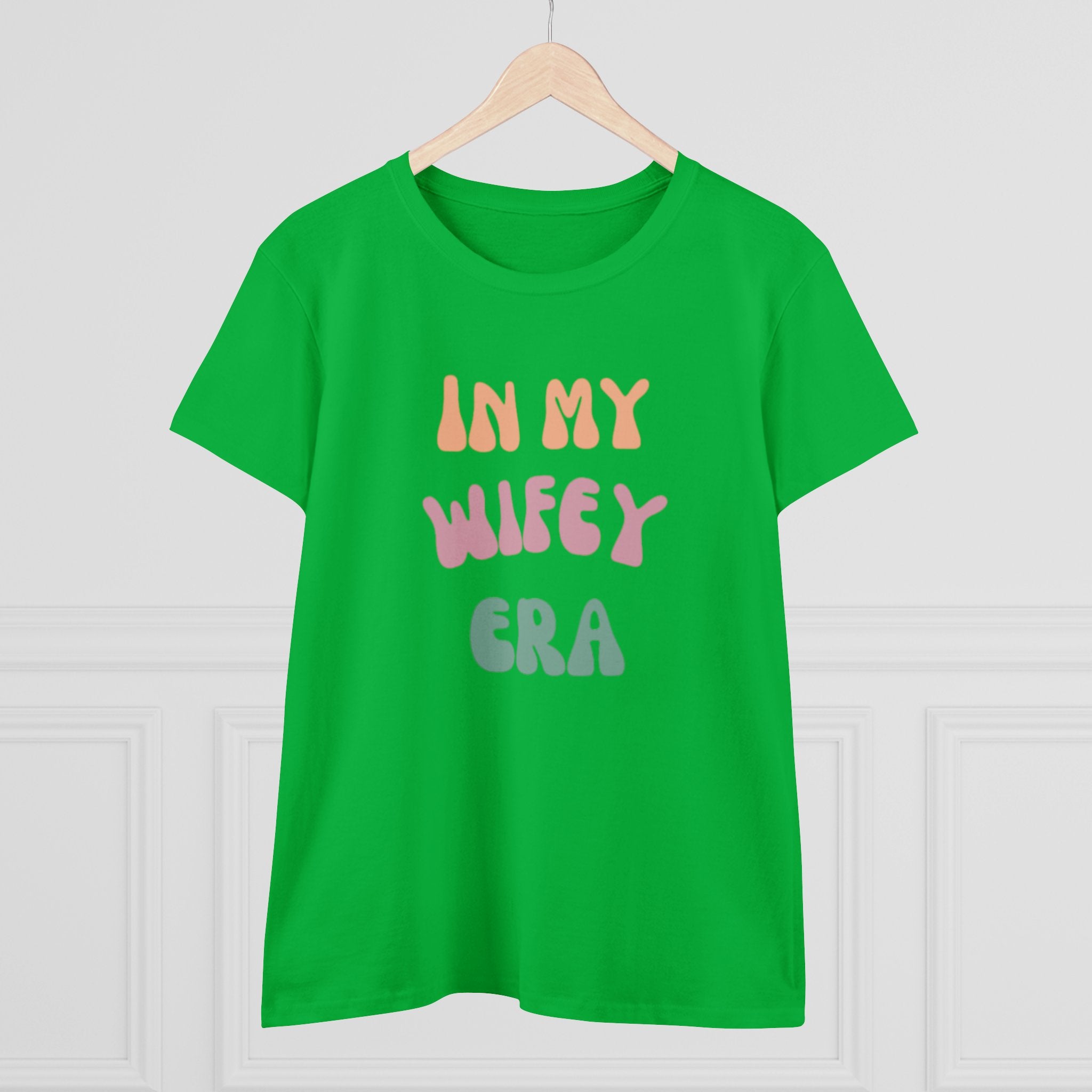 T-Shirt - Women's Midweight Cotton Tee with 'In My Wifey Era' Design