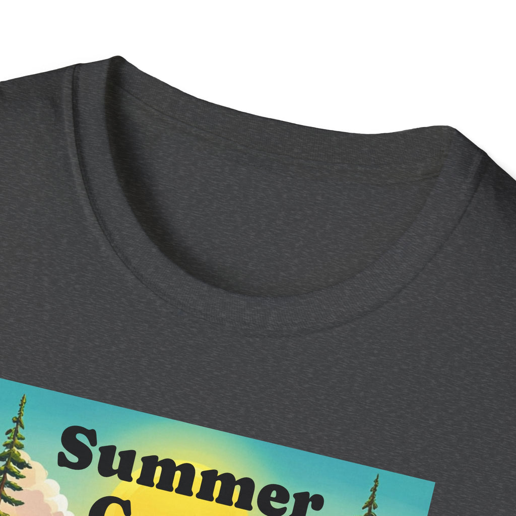Unisex Summer Camp T-Shirt, Fun Camp Tee, Outdoor Adventure Shirt, Camping Gift, Tramp Champ Apparel, 2025 Summer Tees