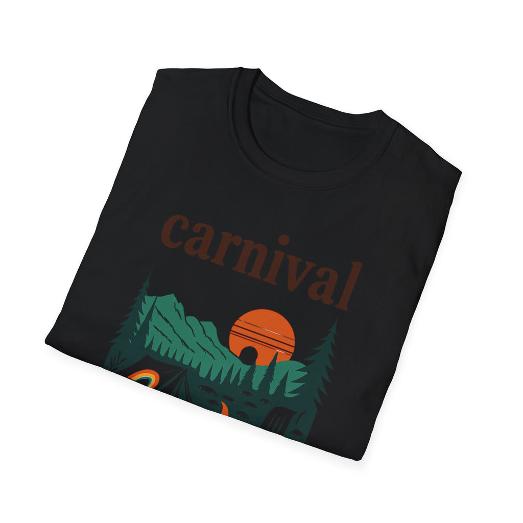 ProvinceTown maCarnival Graphic T-Shirt, Vintage Camping Tee, Unisex Softstyle Shirt, Festival , Summer Adventure Wear, Gift for Travelers