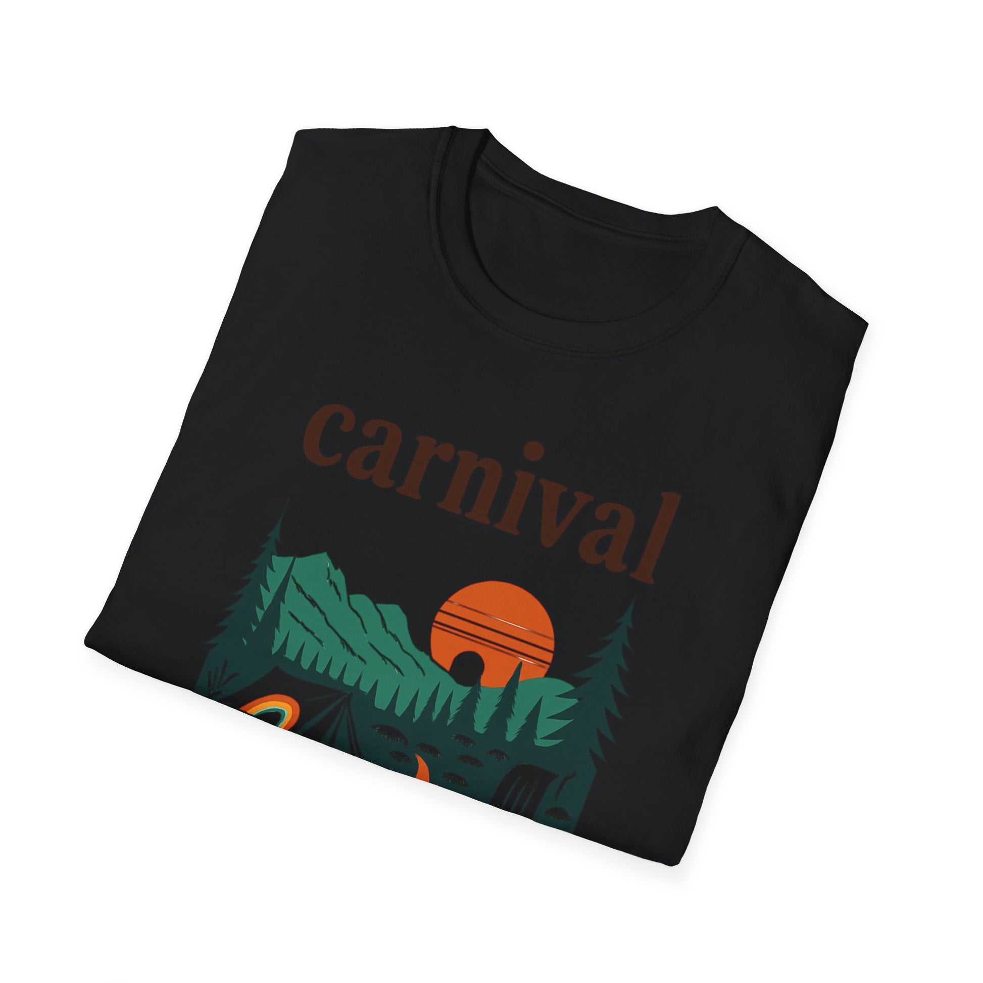 ProvinceTown maCarnival Graphic T-Shirt, Vintage Camping Tee, Unisex Softstyle Shirt, Festival , Summer Adventure Wear, Gift for Travelers