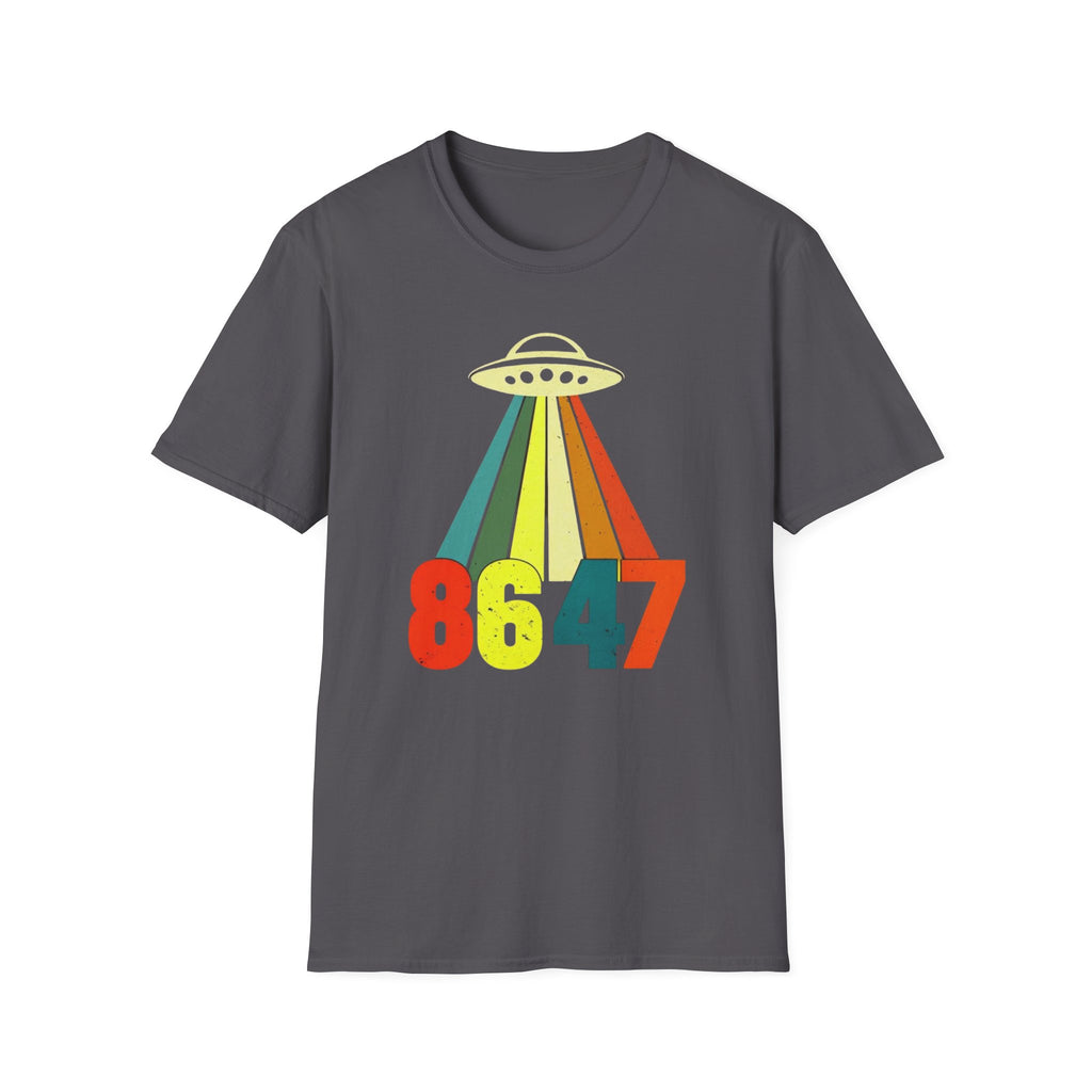 UFO Alien Anti Trump Protest Softstyle T-Shirt, Political Activist Tee, Social Justice Shirt, Protester Gift, Activism Apparel