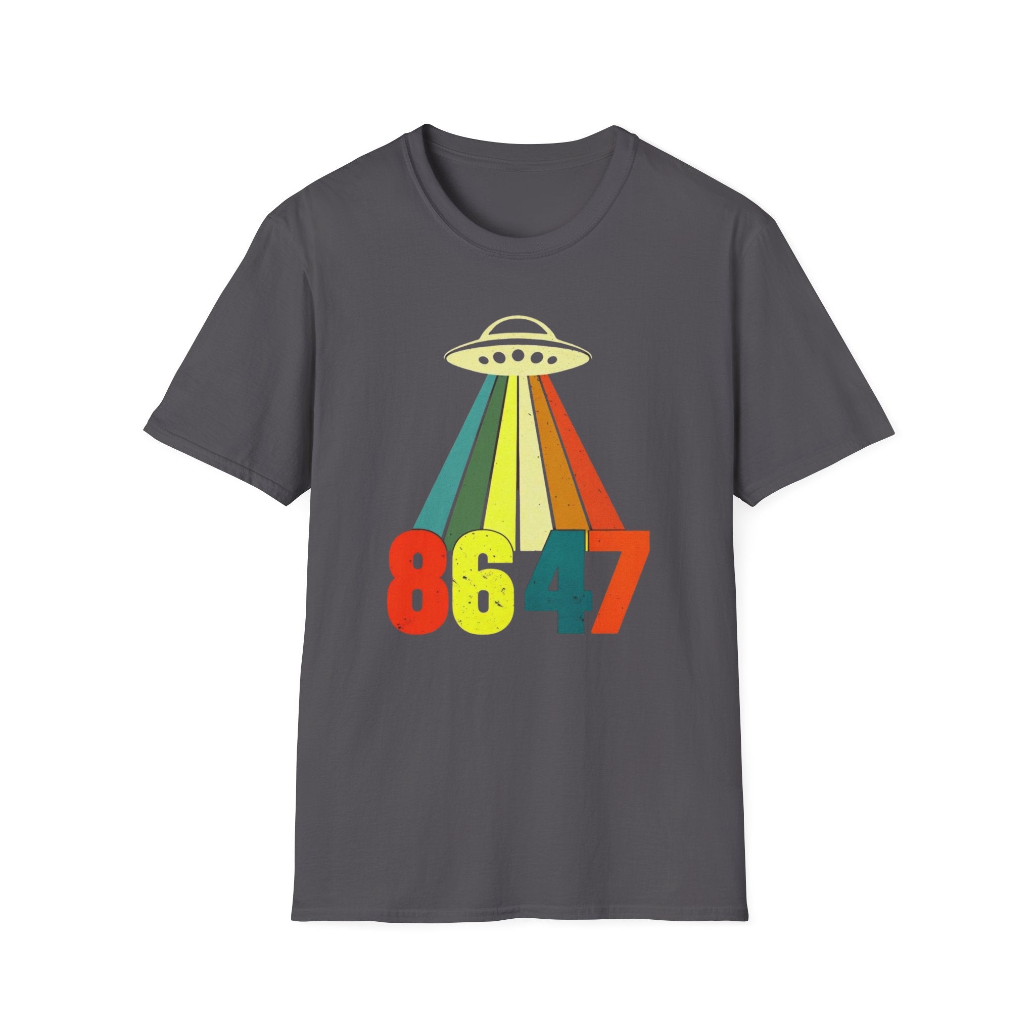 UFO Alien Anti Trump Protest Softstyle T-Shirt, Political Activist Tee, Social Justice Shirt, Protester Gift, Activism Apparel