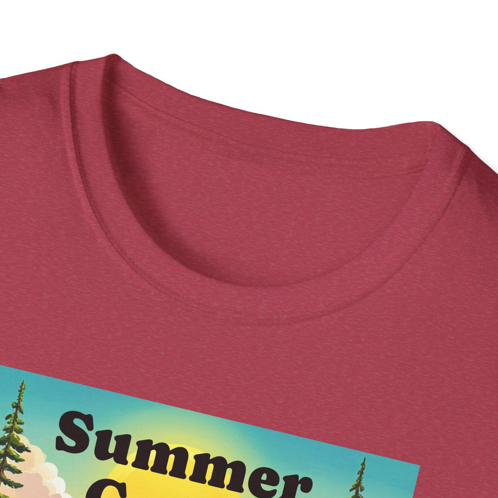 Unisex Summer Camp T-Shirt, Fun Camp Tee, Outdoor Adventure Shirt, Camping Gift, Tramp Champ Apparel, 2025 Summer Tees