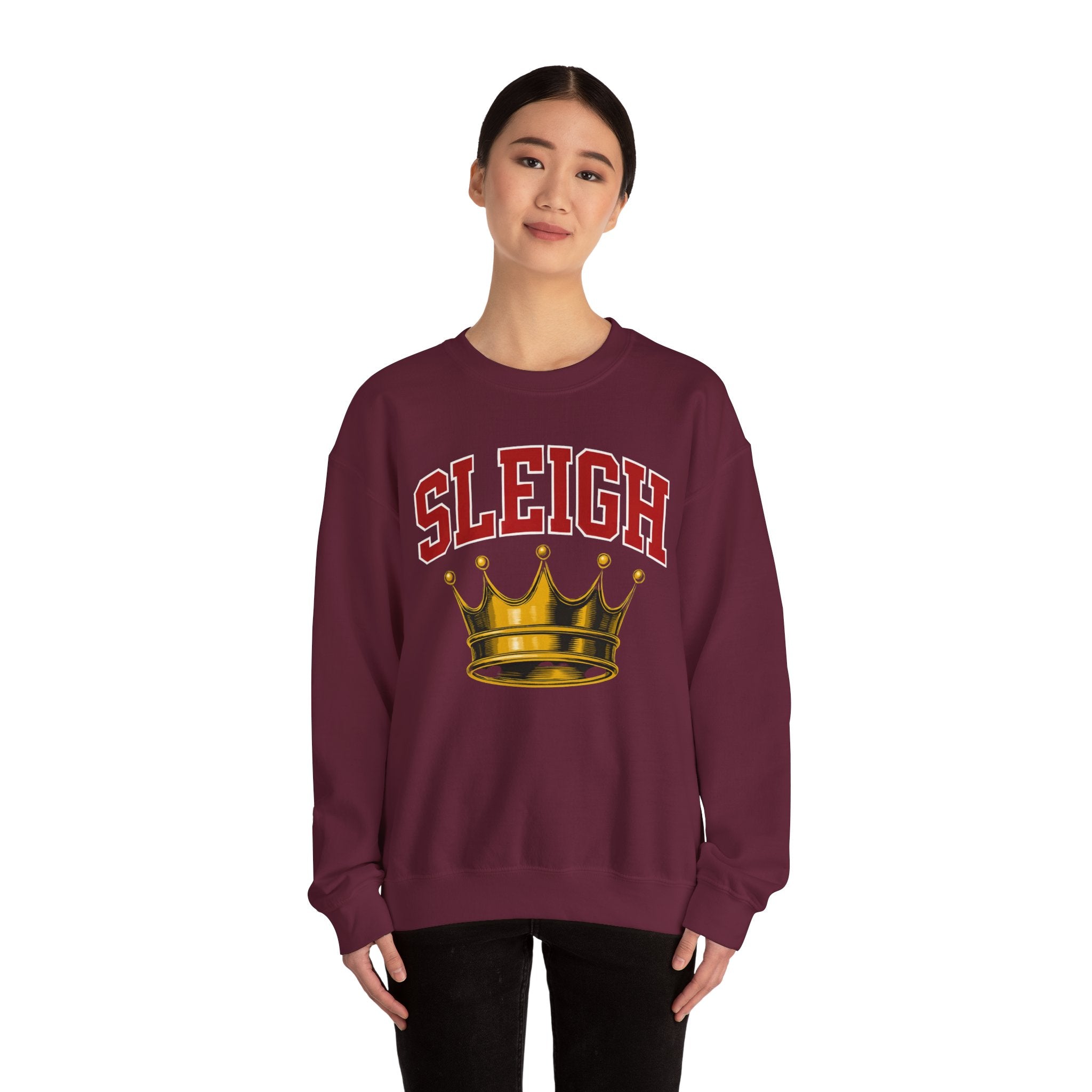 Sleigh Crewneck Sweatshirt - Sleigh Queen Cozy Christmas Gift