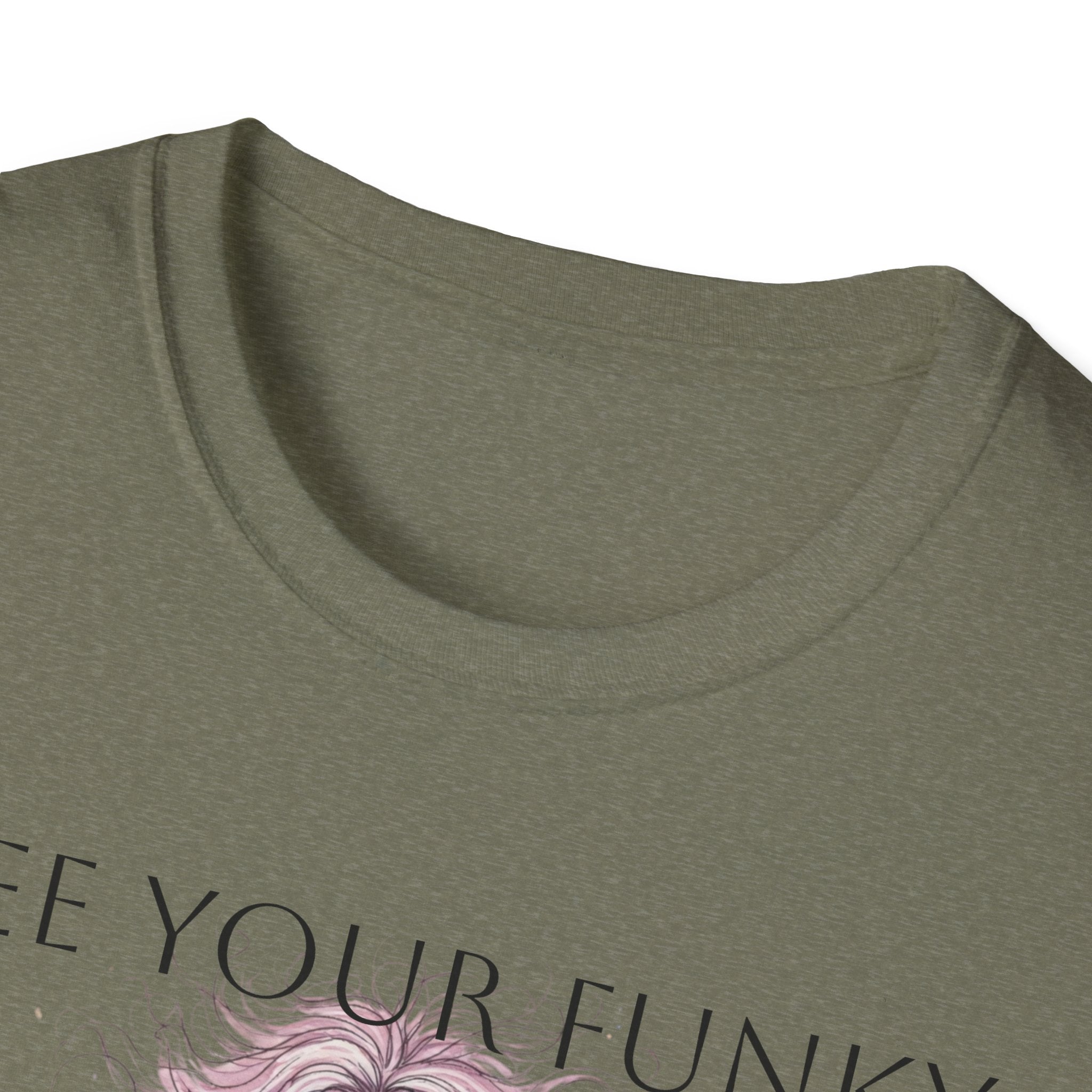 T-Shirt — “Free Your Funky” Peace-Sign Boho Woman Graphic Tee