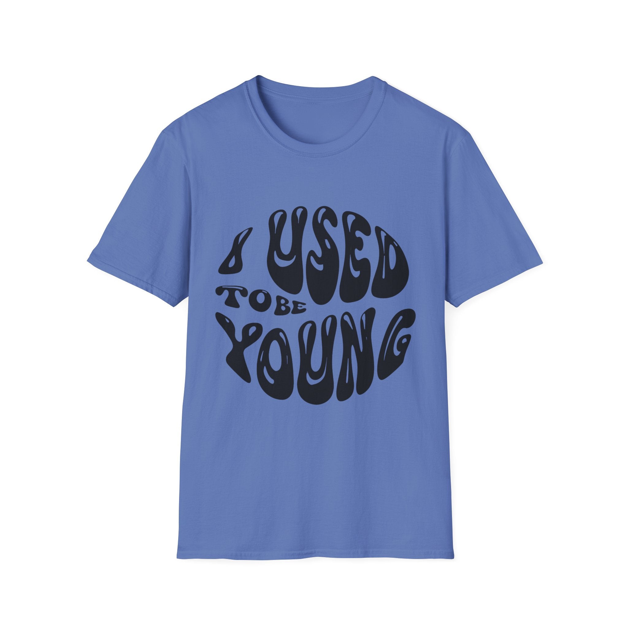 I used to be young Vintage Vibes Unisex Softstyle T-Shirt, Nostalgic Shirt, Retro Tee, Classic Graphic Tee, Throwback T-Shirt