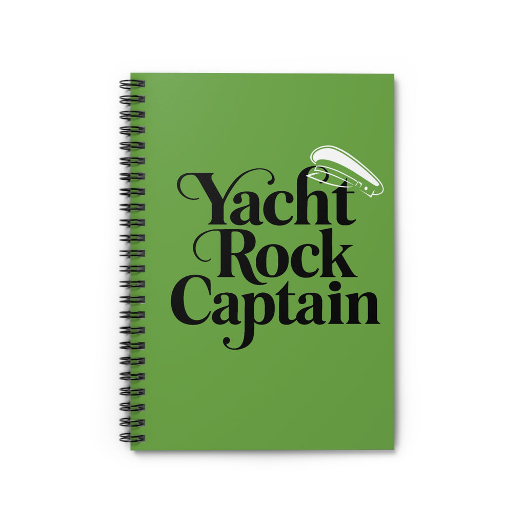 Yacht Rock Spiral Notebook - journal Ruled Line, Perfect for Captains, Gifts for 70s Music Lovers, Journaling, Note-taking, Fun Stationery