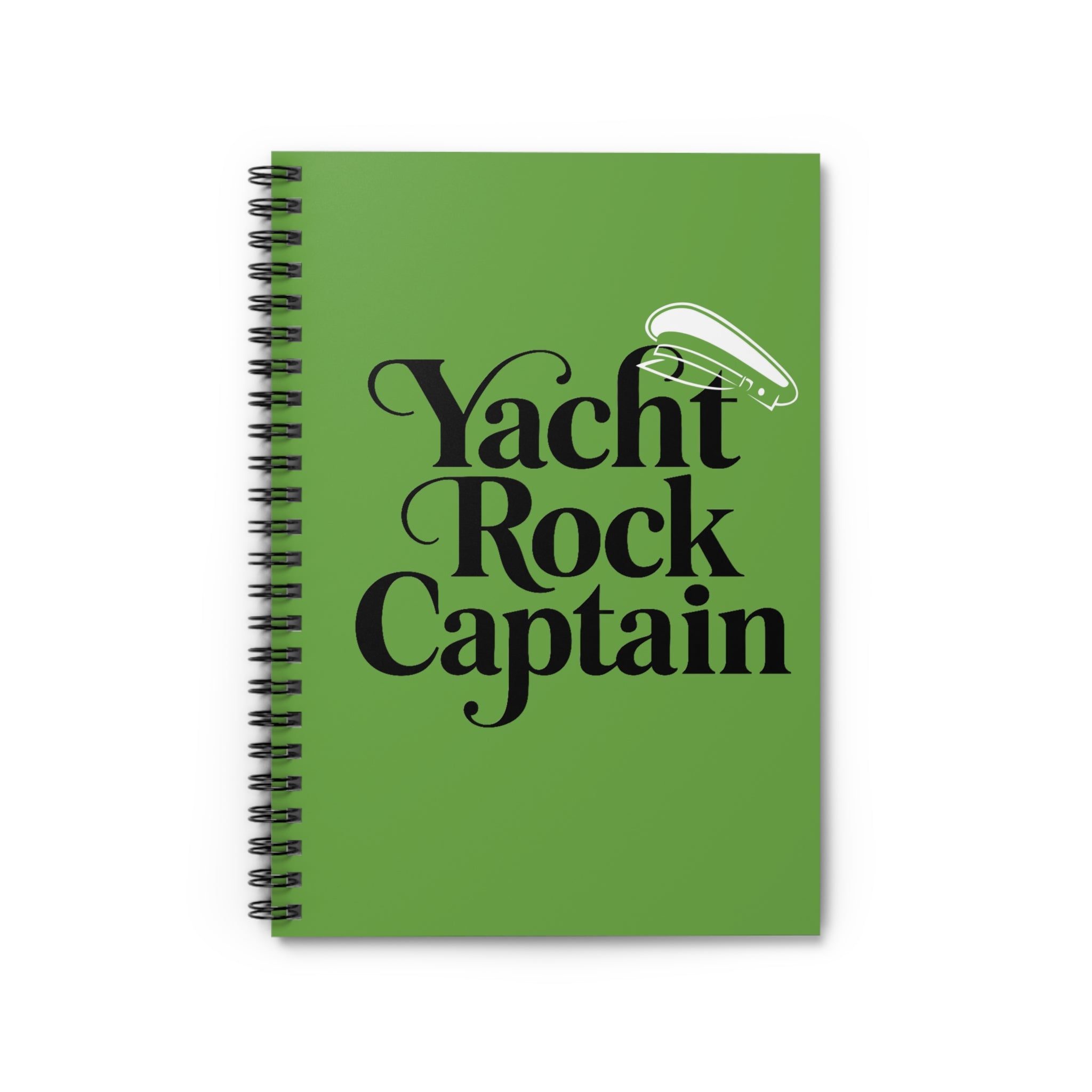 Yacht Rock Spiral Notebook - journal Ruled Line, Perfect for Captains, Gifts for 70s Music Lovers, Journaling, Note-taking, Fun Stationery