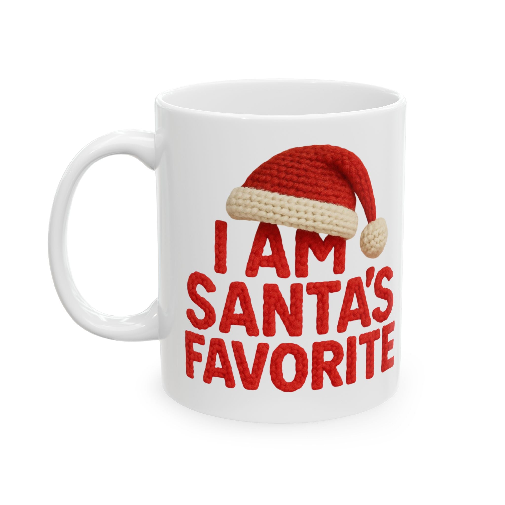 Holiday Santa's Favorite Ceramic Mug
